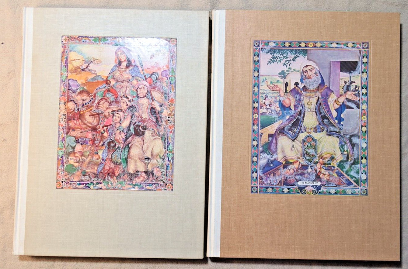 BOOK OF JOB & BOOK OF RUTH both w/slip case – ARTHUR SZYK illustrated 1946-1947