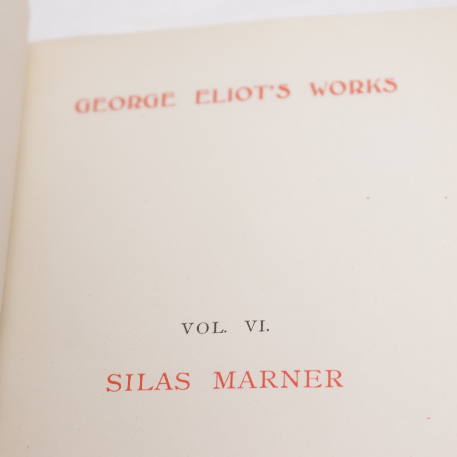 Nelson New Century Silas Mariner George Elliot Leather Bound Book Antique