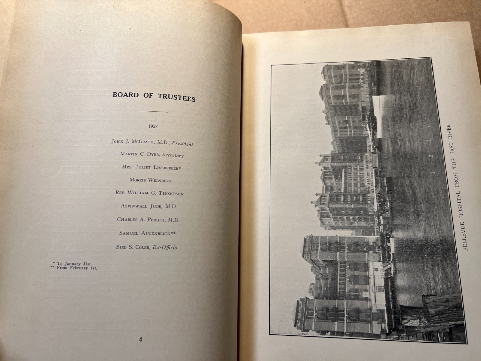 1927 Bellevue and Allied Hospitals City of New York NY 26th Annual Report