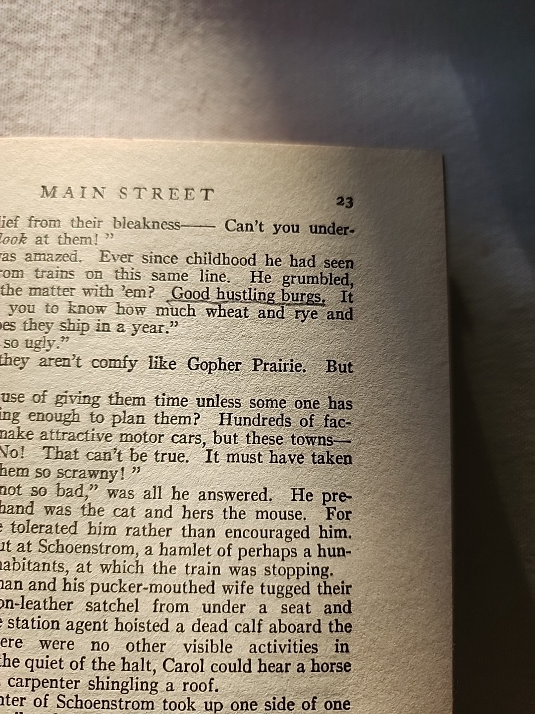 Sinclair Lewis. Main Street. First Edition Library – Gift Quality