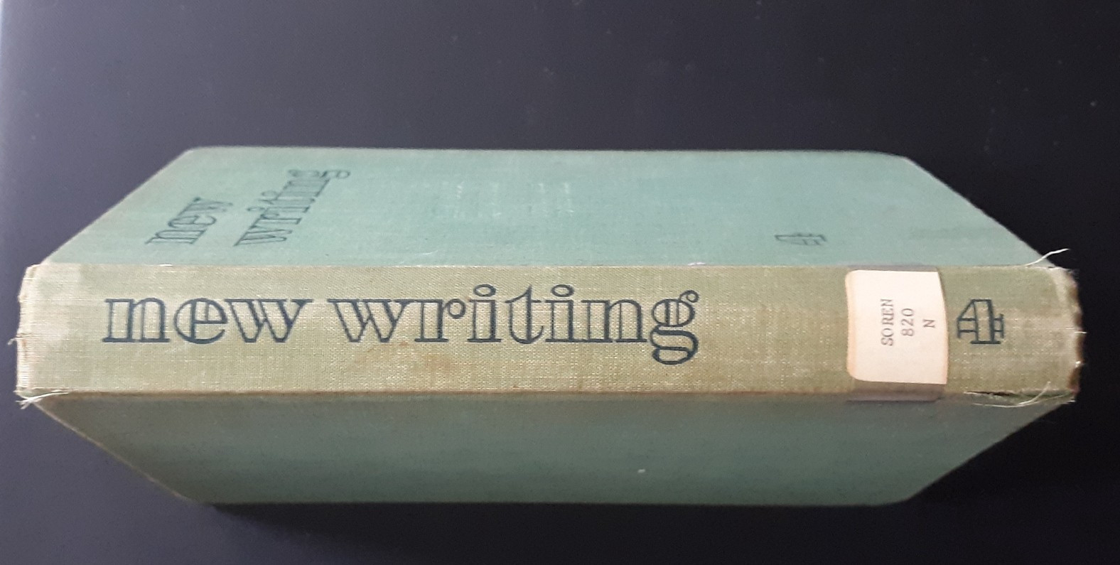1937 New Writing IV LEFT BOOK CLUB EDITION Imprinted on HC John Lehmann, Editor