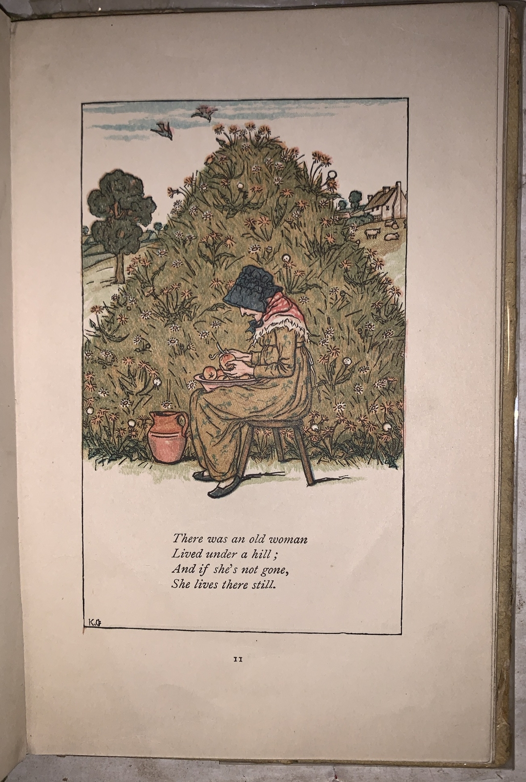 MOTHER GOOSE, ILLUSTRATED by KATE GREENAWAY, FREDERICK WARNE, c.1900, CHILDRENS