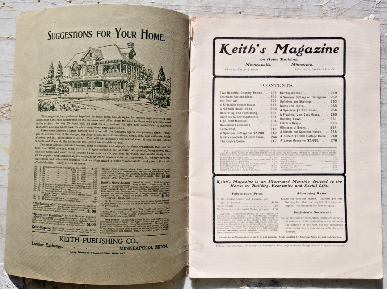 Keiths Homes Magazine 1901 Victorian Architecture House Design Planning
