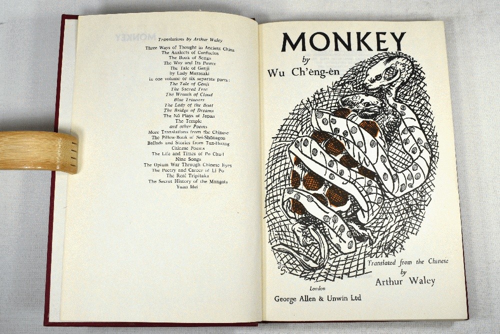 MONKEY Wu Ch’eng-en; Arthur Waley, trans. 1965 Hardcover in Dust Jacket