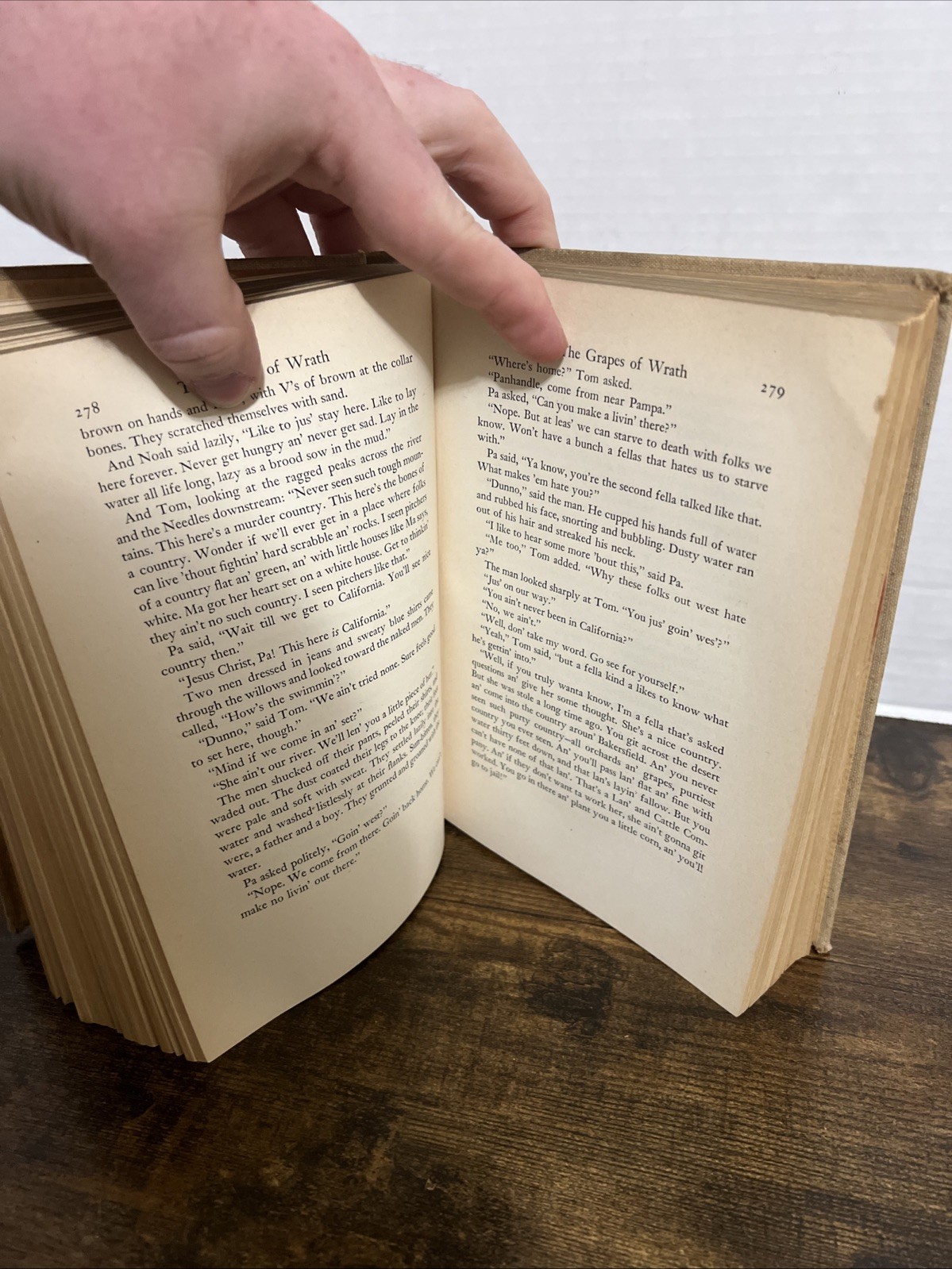 John Steinbeck / THE GRAPES OF WRATH, 1939, Viking Press, 1st, 10th Printing