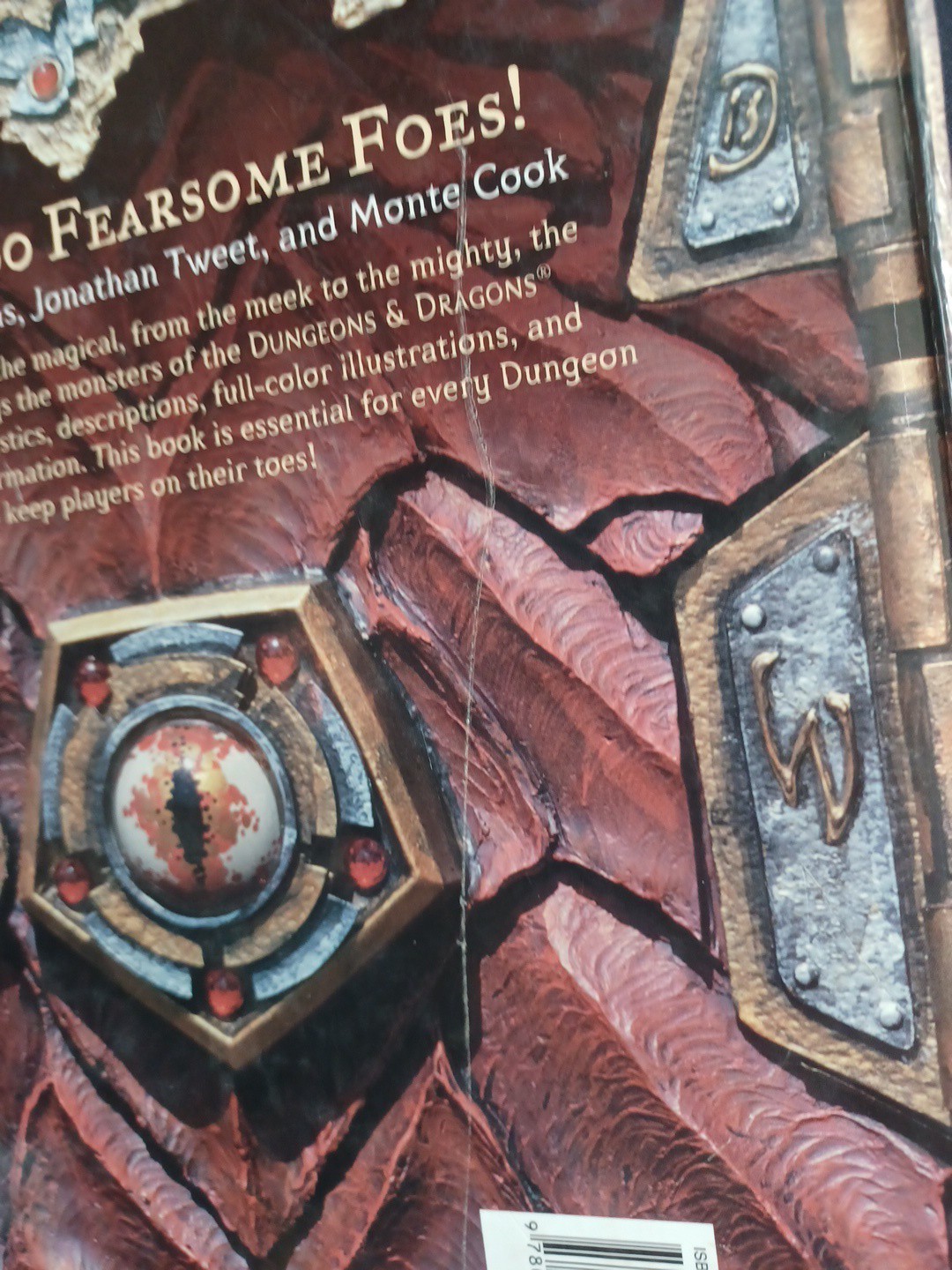 2000 Dungeons & Dragons 3e Monster Manual Core Rulebook III D&D WotC EB27038