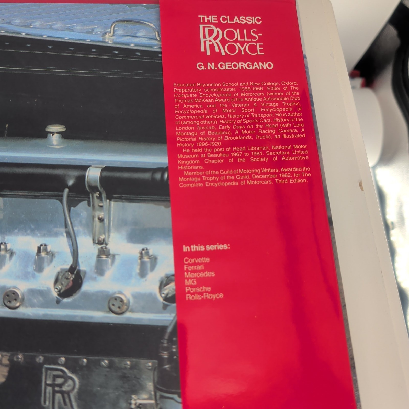 1983 The Classic Rolls Royce G. N. Georgano Bison Books Corp Hardcover Book