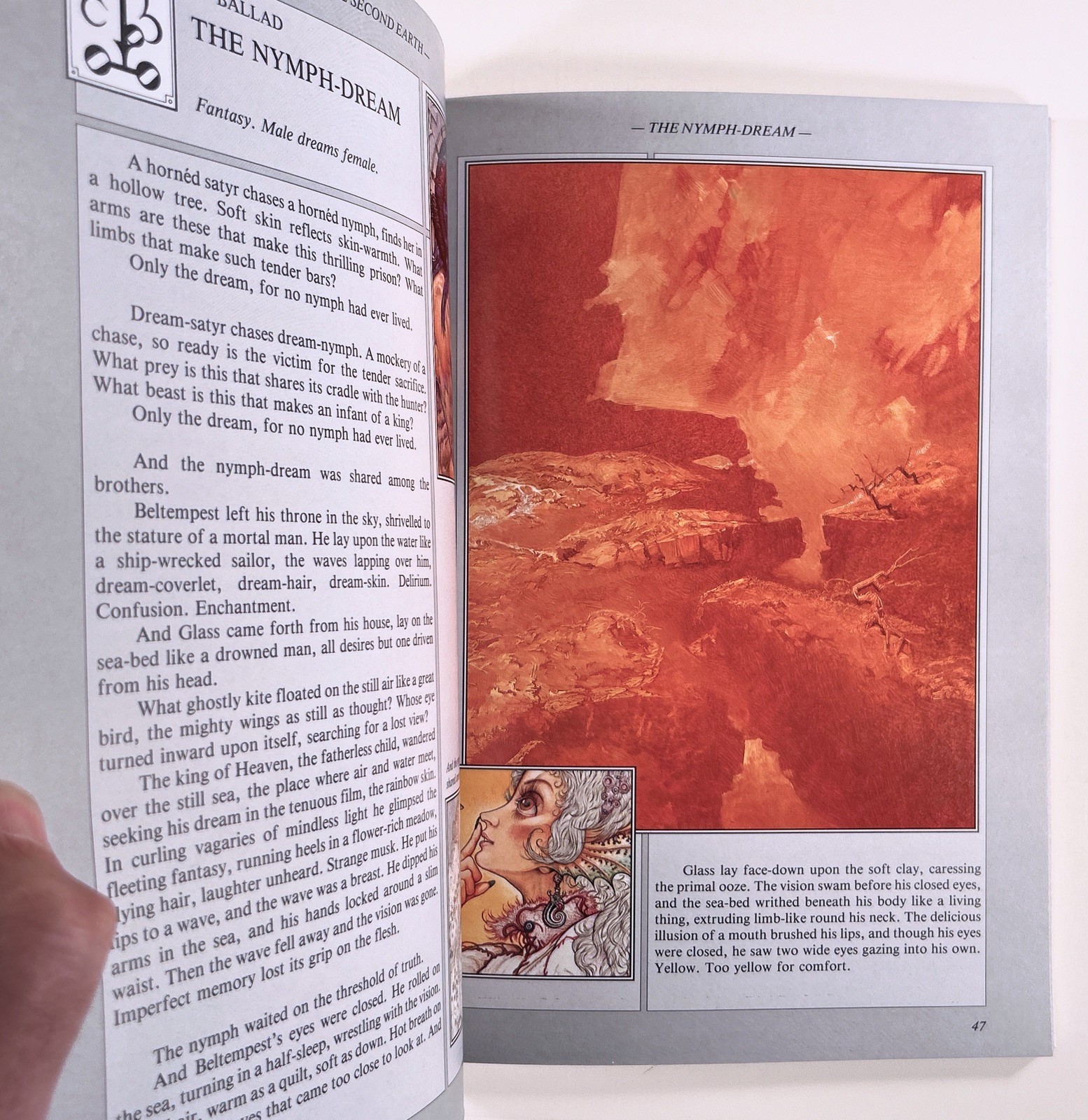 1987 Patrick Woodroffe THE SECOND EARTH fantasy art ALTERNATE HISTORY tpb first
