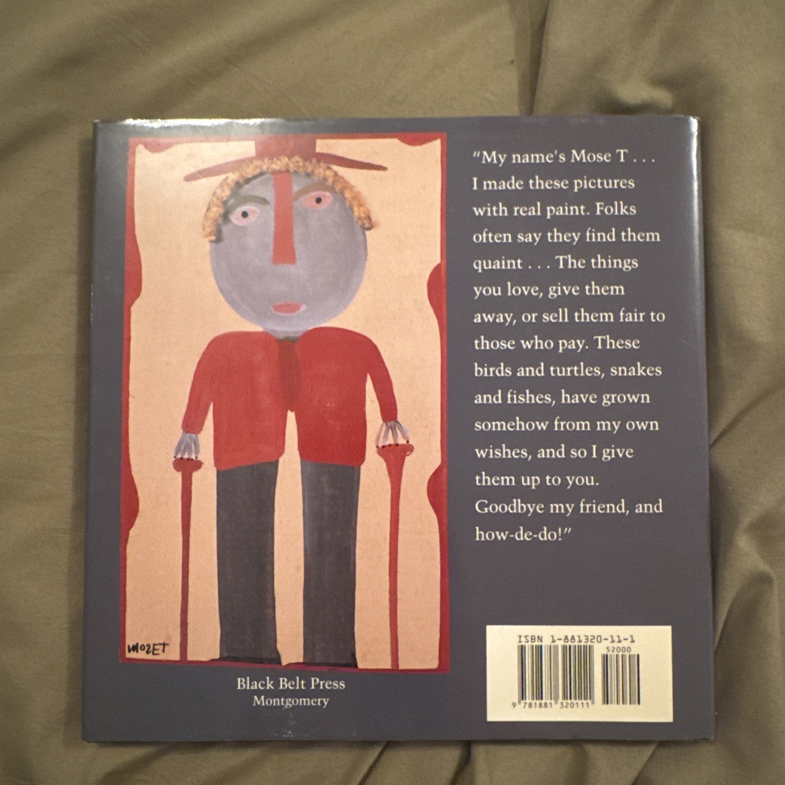 Mose T’s Slapout Family Album Mose Tolliver Outsider Folk Art Book Alabama