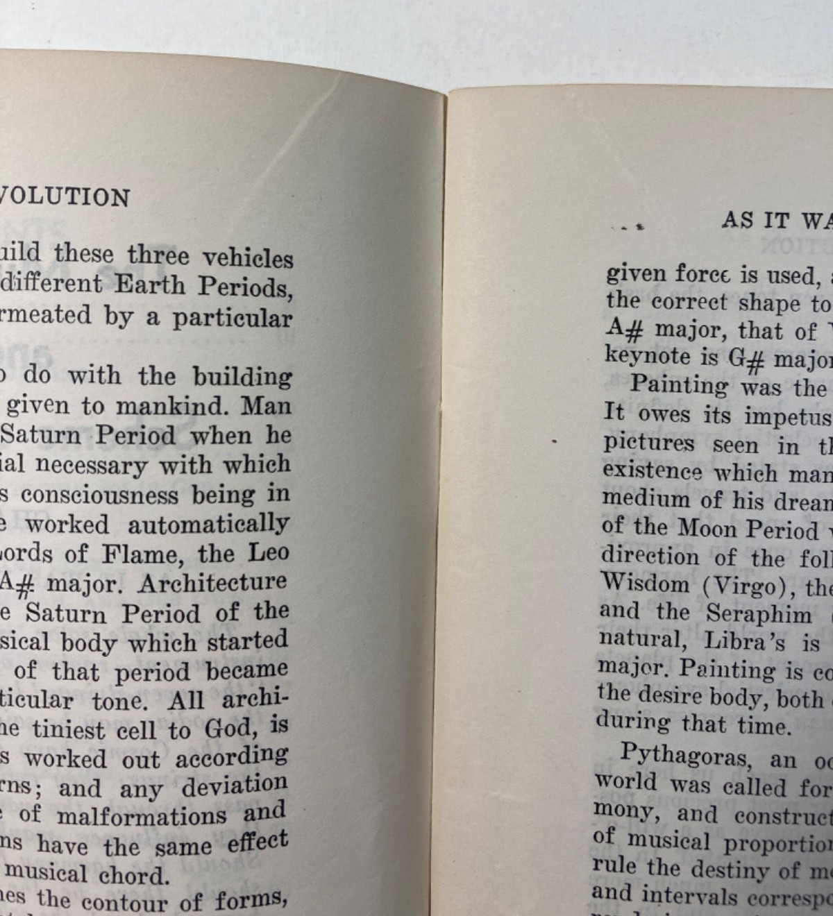 The Musical Scale and the Scheme of Evolution 1949 Rosicrucian Fellowship