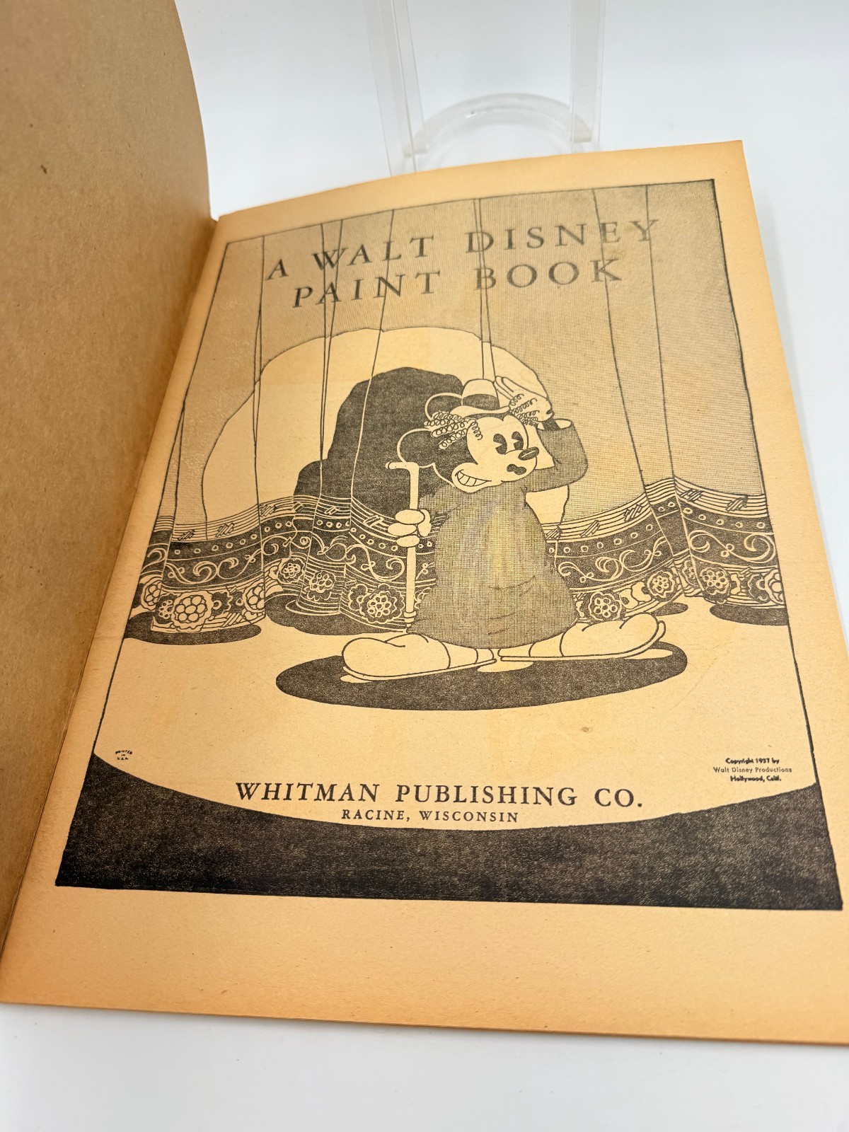 A Walt Disney Paint Book – Special 1975 Edition from 1930s Original Publication