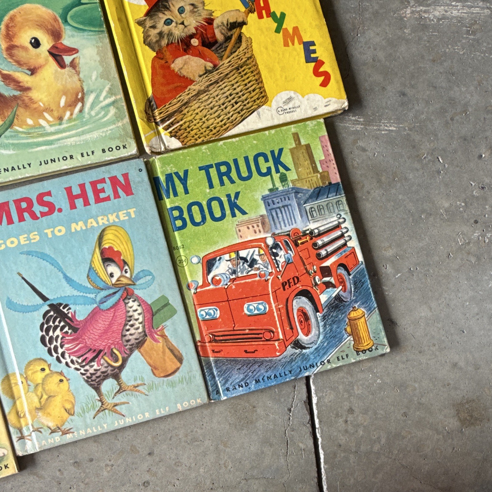 Vintage (18) Lot Rand McNally Junior Elf children Books