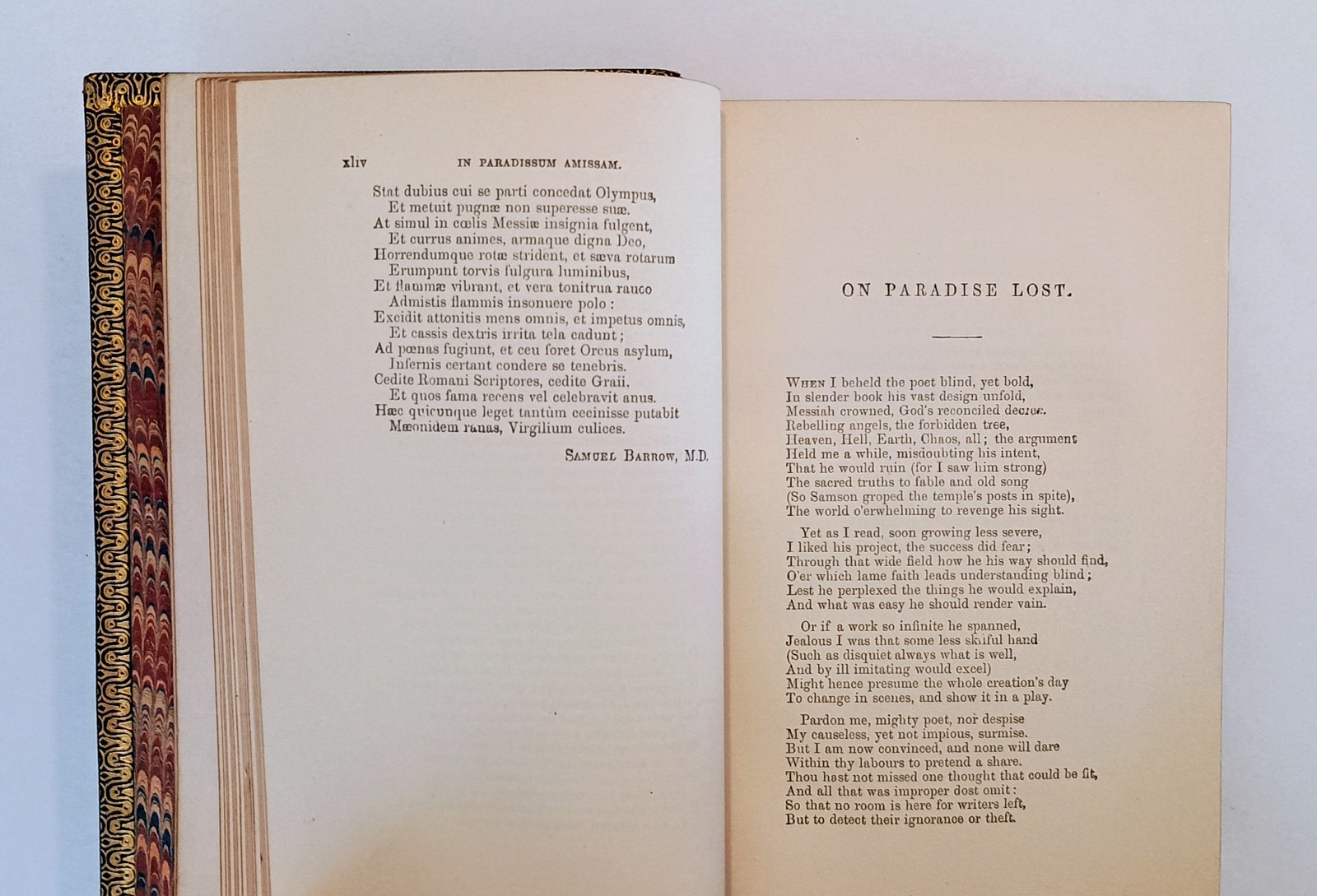 1866 The Poetical Works of JOHN MILTON, Illust, Fine Binding, Paradise Lost, VG