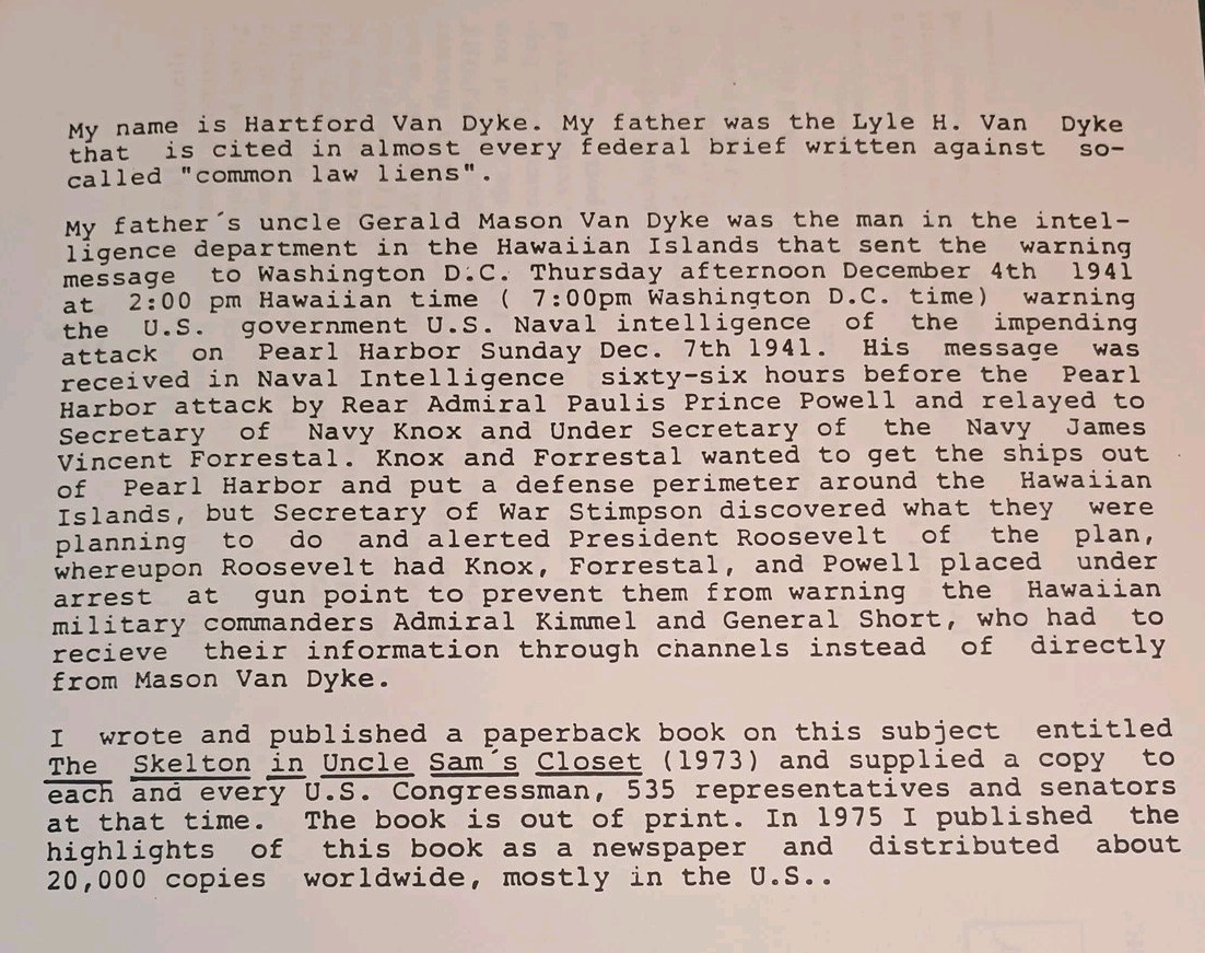 “Silent Weapons” By Hartford Van Dyke Manuscript