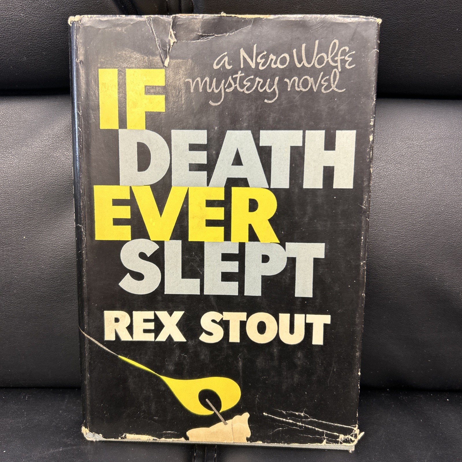 If Death Ever Slept Rex Stout 1957 1st Ed Nero Wolfe Mystery