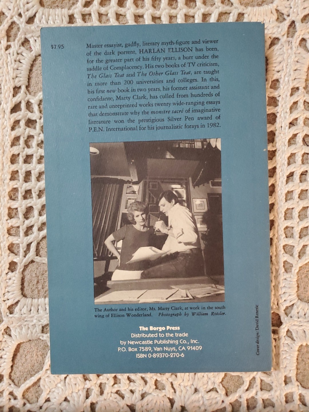 Sleepless Nights in the Procrustean Bed by Harlan Ellison trade paperback VG