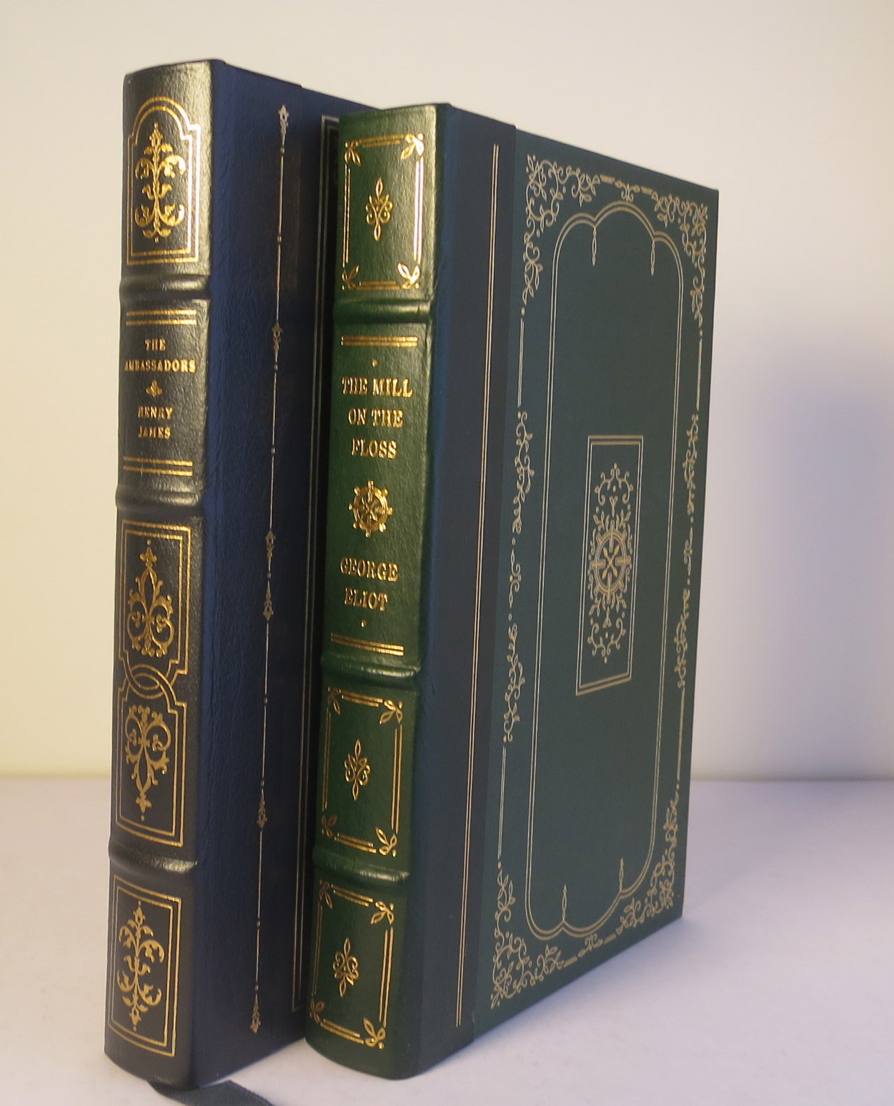 FRANKLIN LIBRARY 2 Books: The Ambassadors (James) + The Mill on the Floss Eliot
