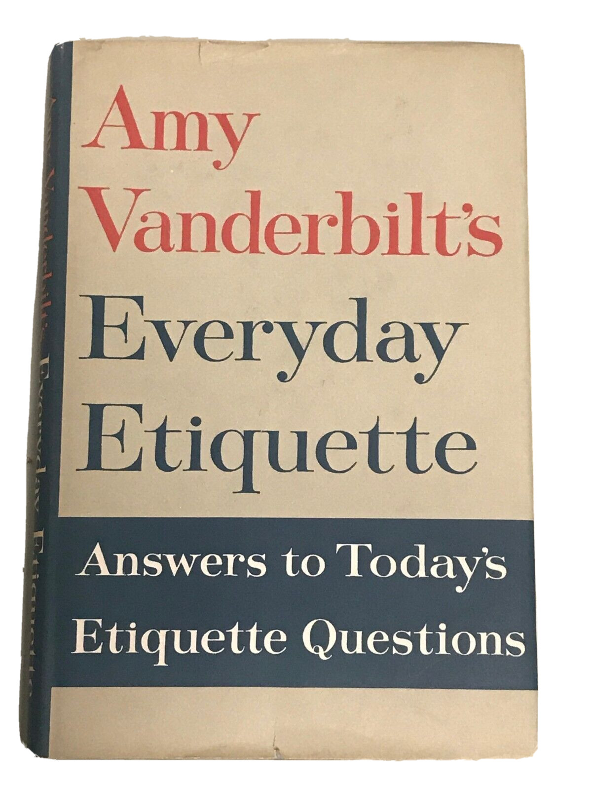 Amy Vanderbilt’s Everyday Etiquette 1956 Andy Warhol Illust. HC w/ Dust Jacket