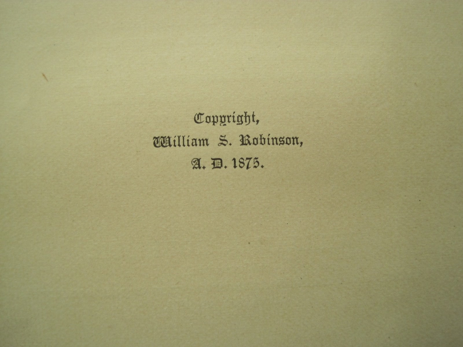 Warringtons Manual 1875 Vintage