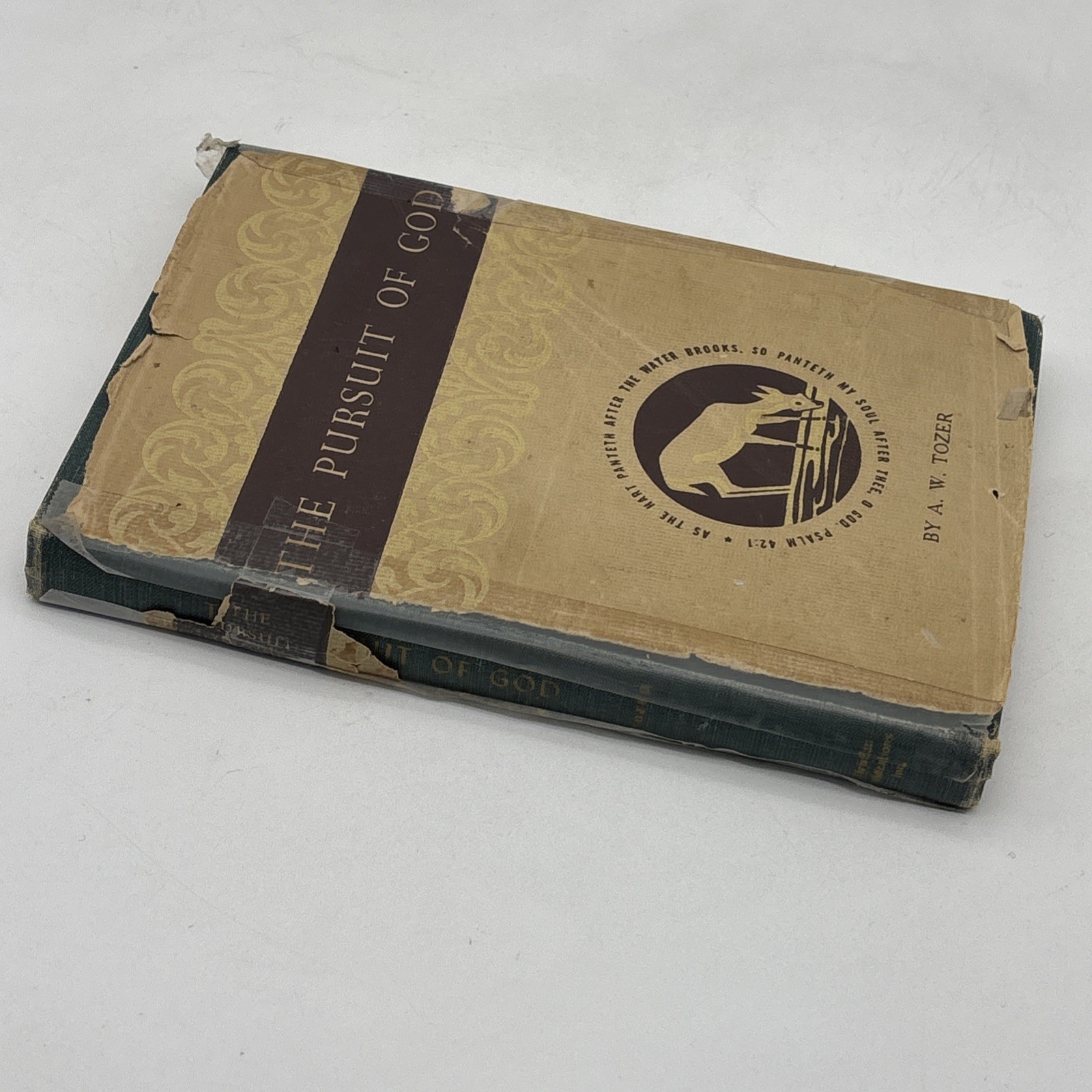 The Pursuit of God 1948 First Edition Hardcover By A.W. Tozer w/ Dust Jacket
