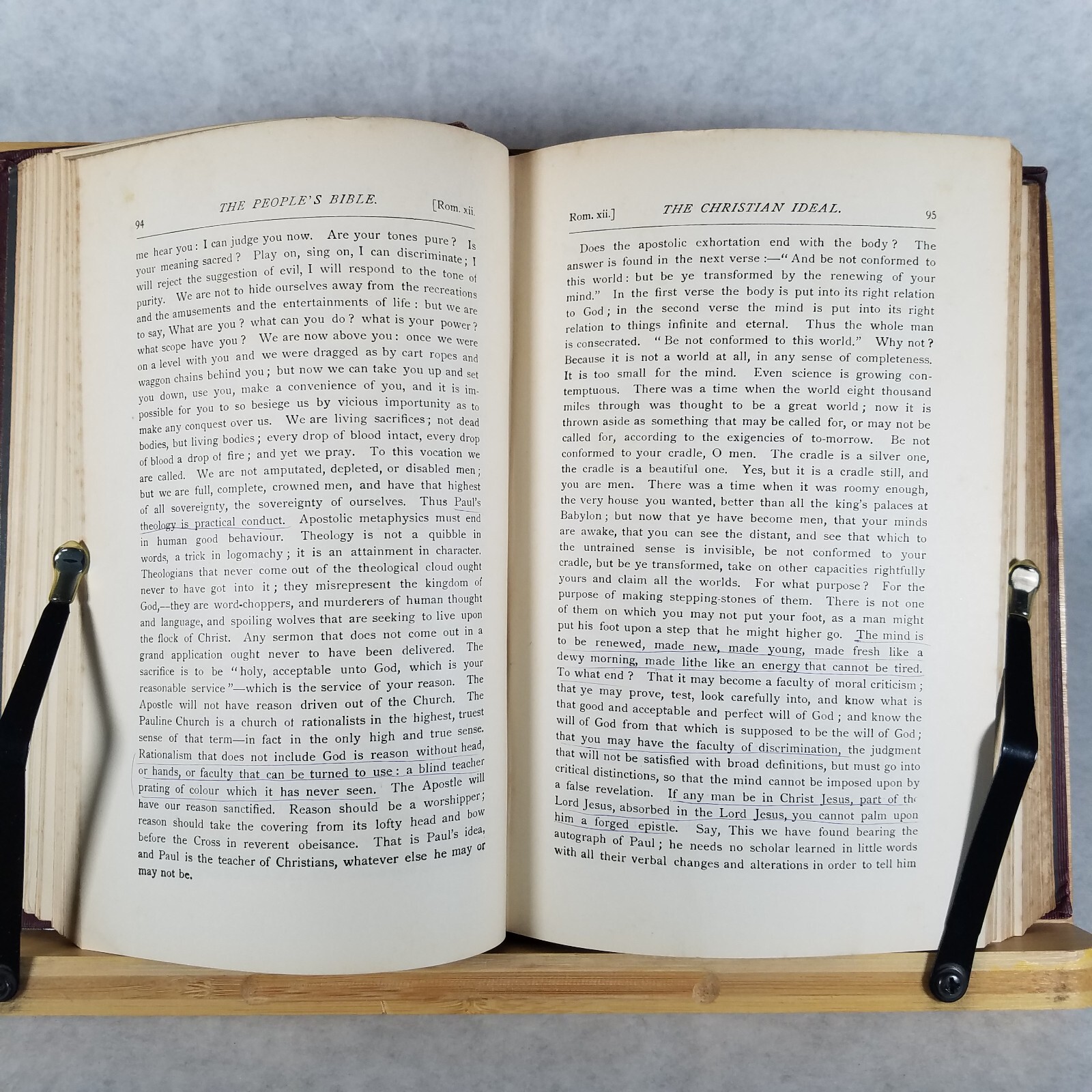 The People’s Bible Vol 24: Romans – Galatians – 1896 Hardcover by Joseph Parker