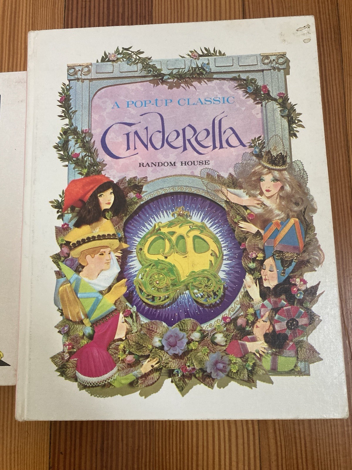 2 Vintage Cinderella Pop-Up Classic Book Random House emperor’s New Clothes RARE