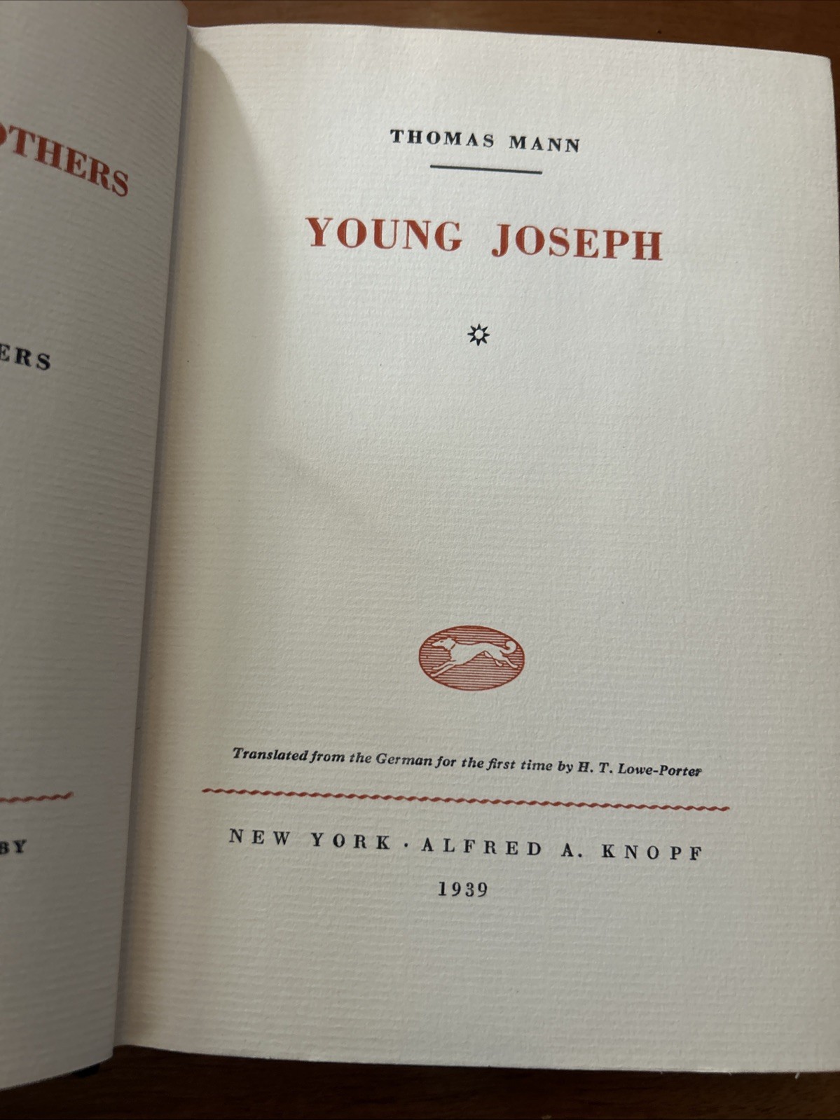 Thomas Mann Lot Of 3 1st Ed Young Joseph, In Egypt, Beloved Returns HC VG