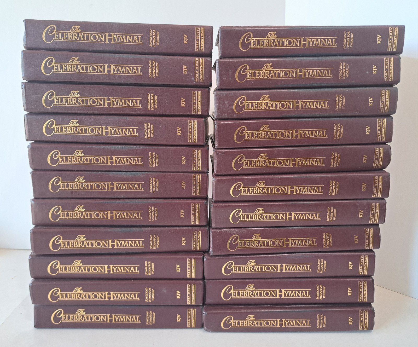 Celebration Hymnal KJV Rust Colored Cover Lot