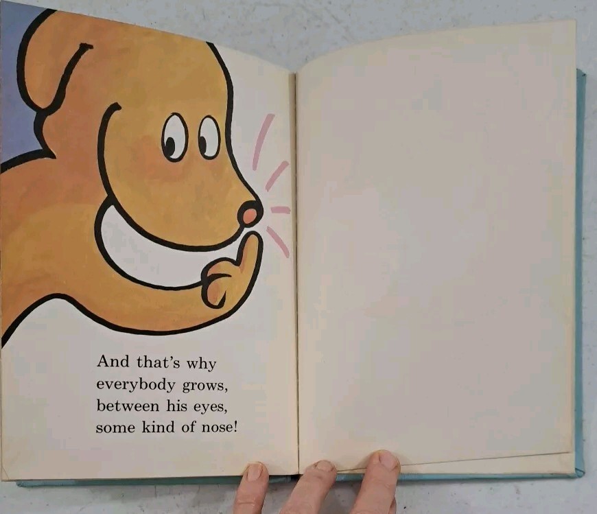 RARE Vintage 1970 Library Edition-THE NOSE BOOK-Al Perkins-Roy McKie