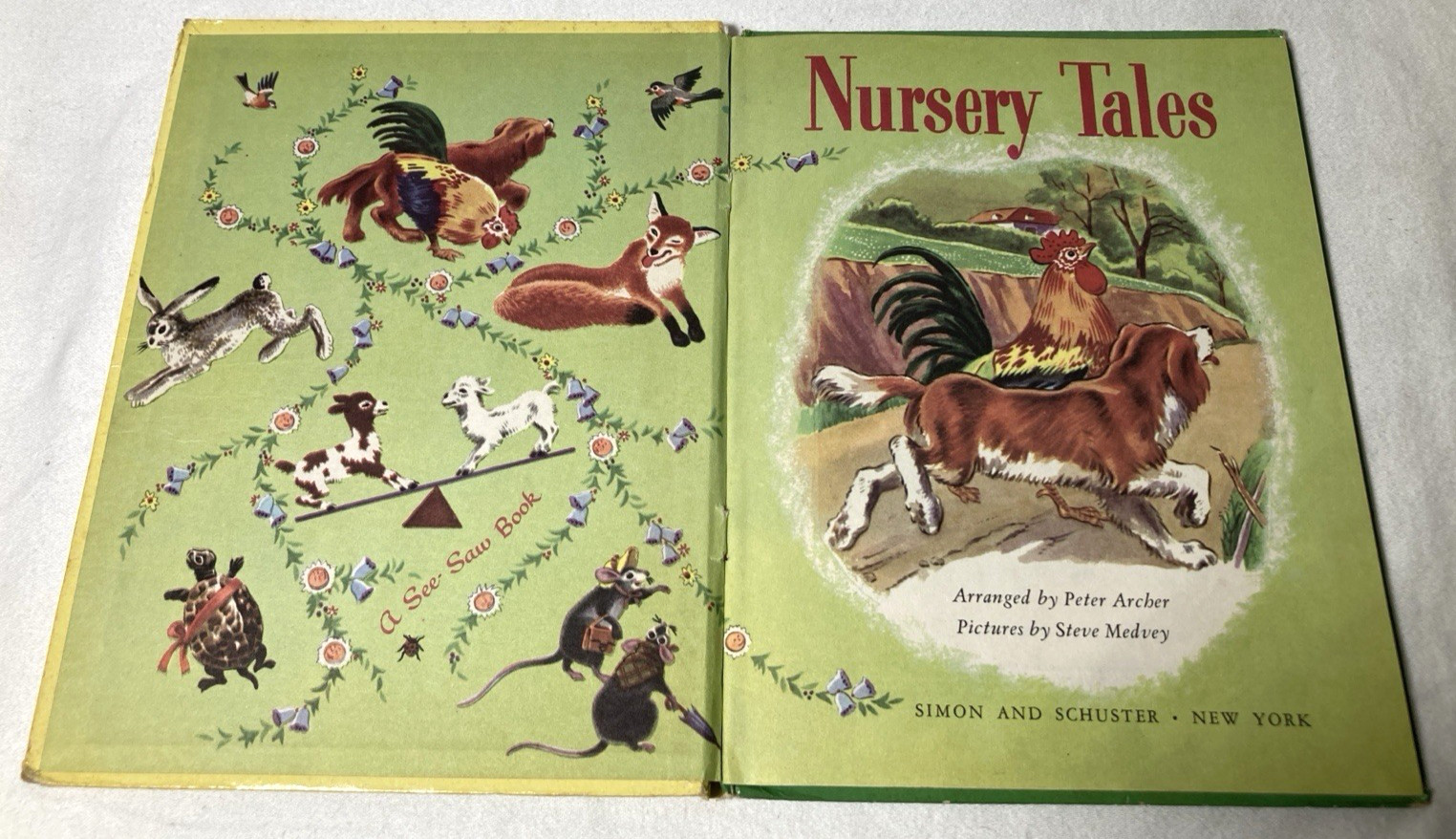 Lot of (10) Vintage Children’s Books 1945-1954—Various Publishers