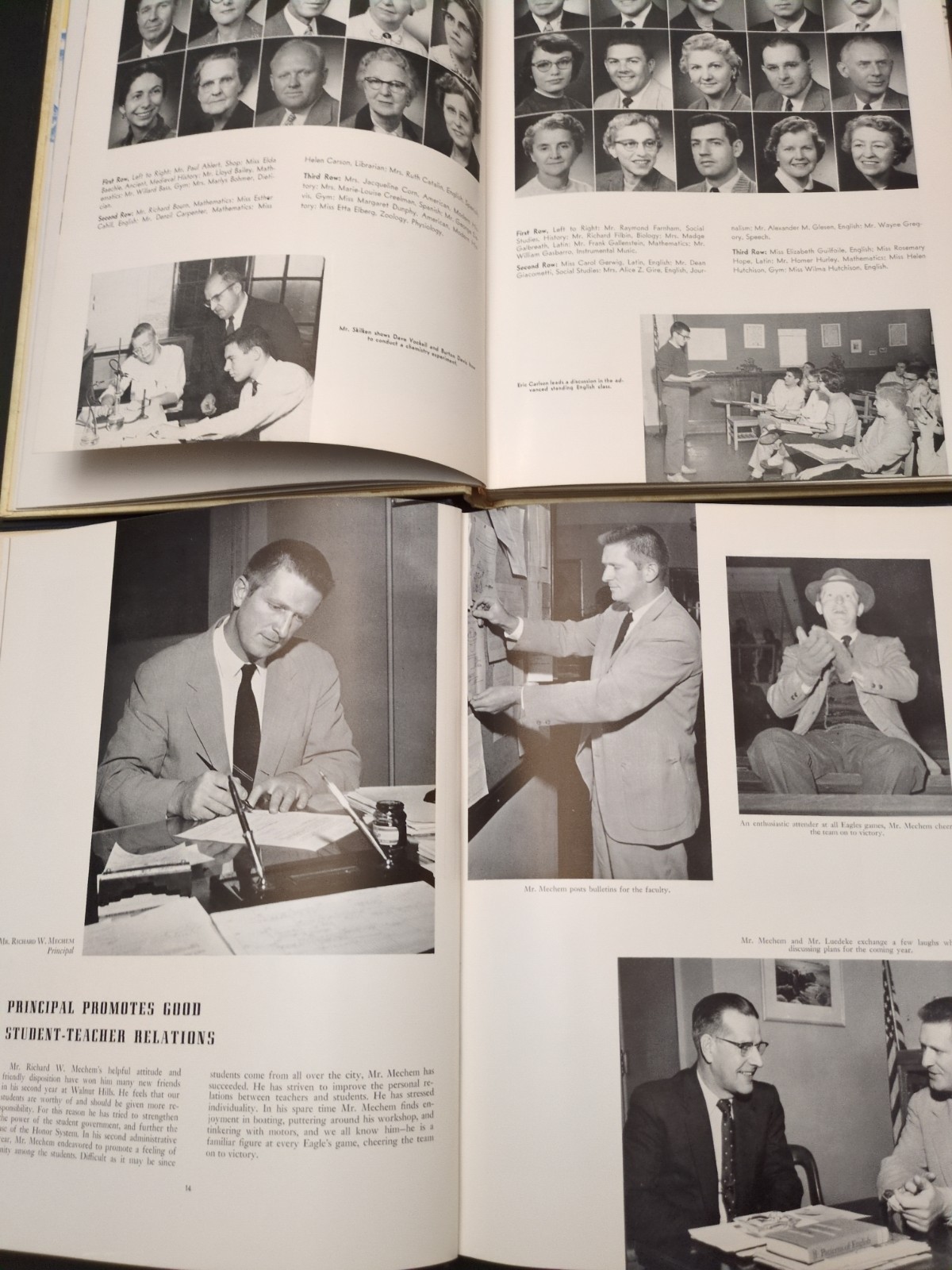 1958 and 1959 Remembrancer, Walnut Hills High School, Cincinnati, Ohio Yearbooks