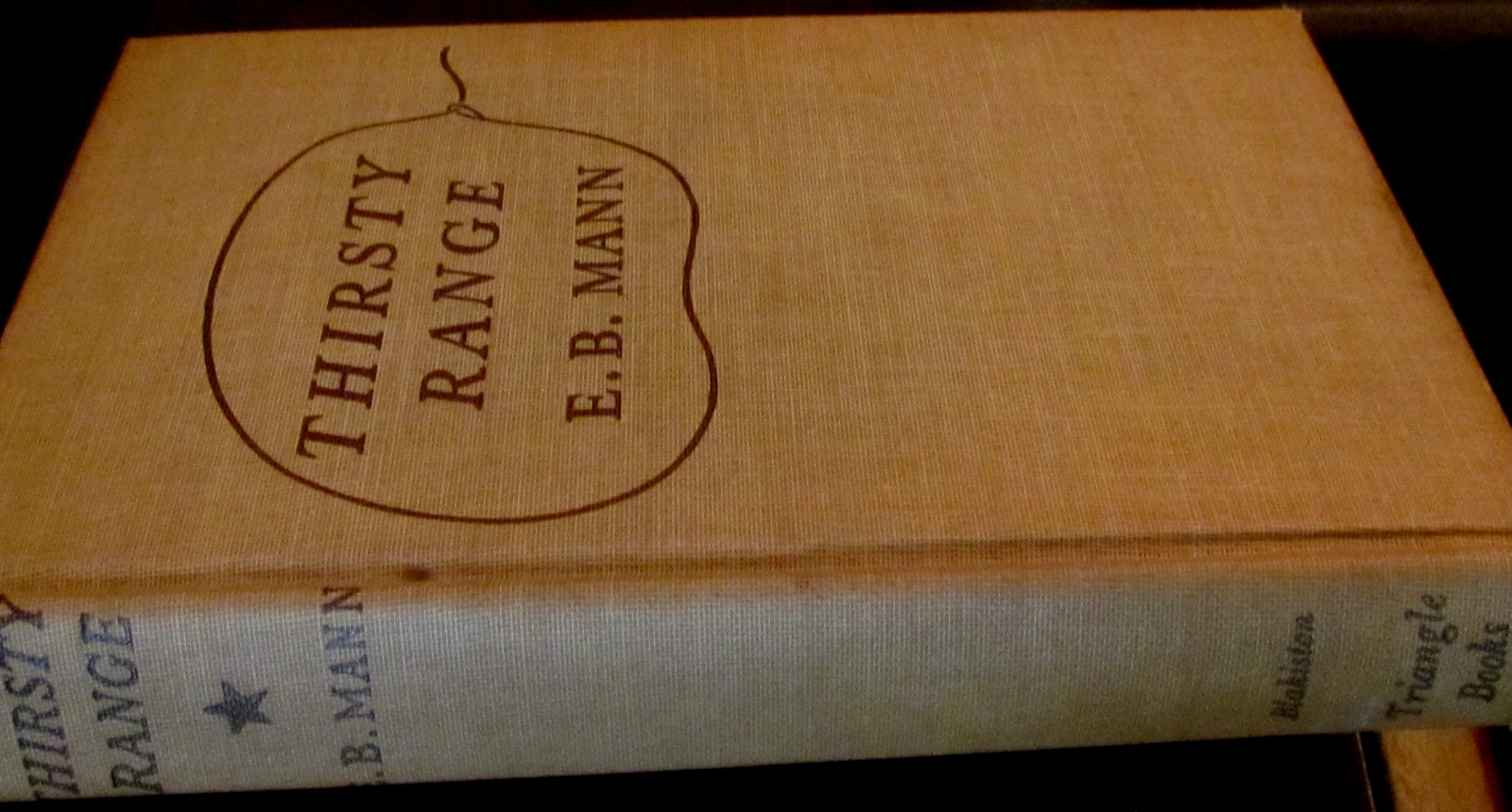 Thirsty Range – by E. B. Mann – hardcover – 1945 – Classic Western