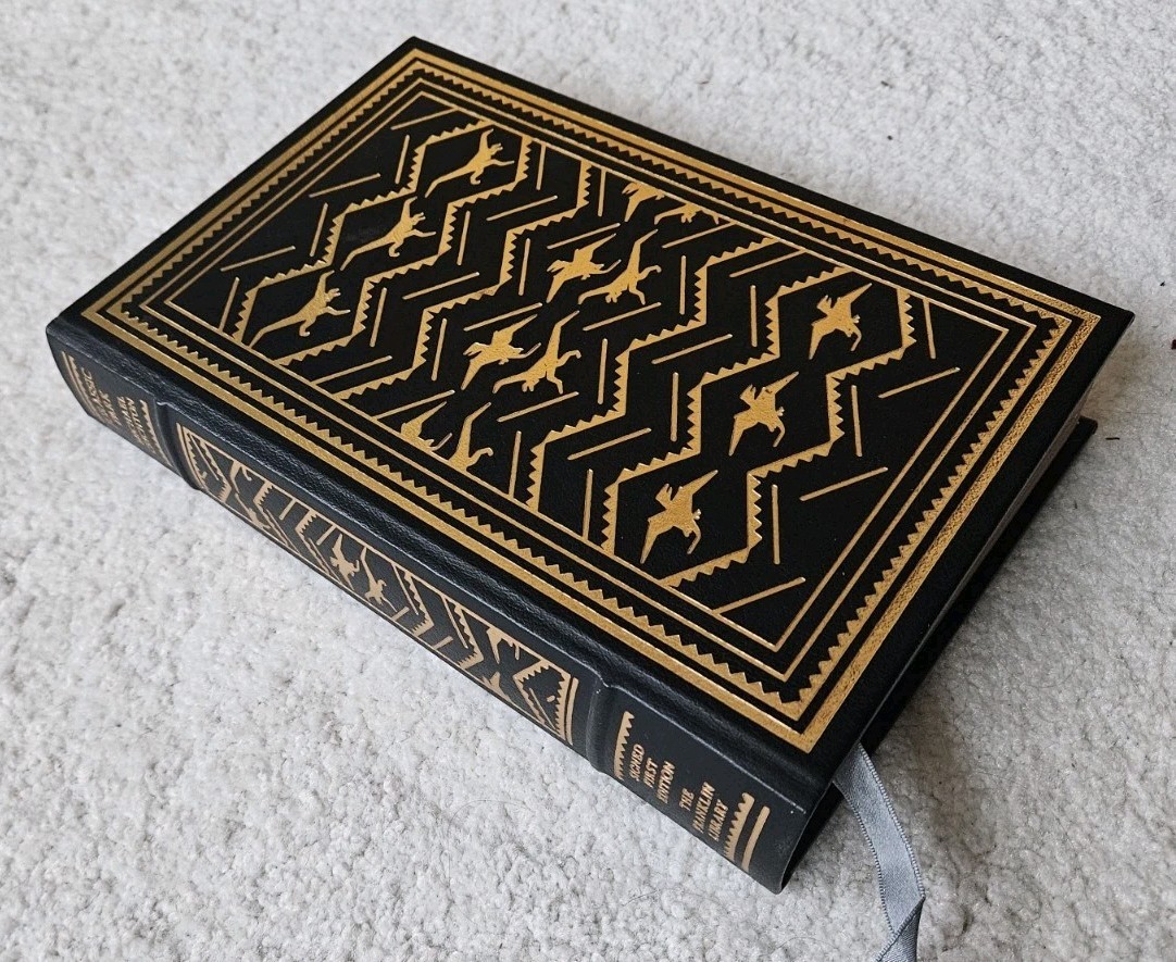 JURASSIC PARK , Michael Crichton, Franklin Library SIGNED First Edition