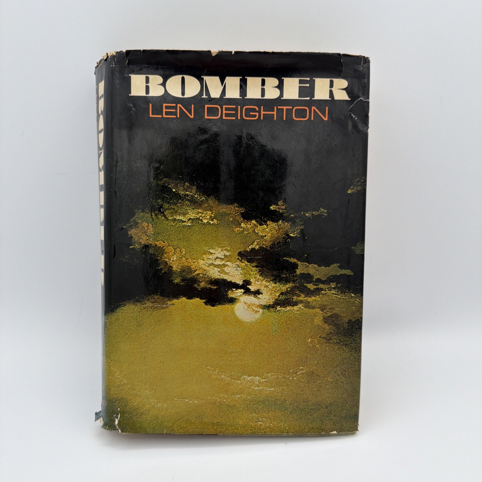 Bomber By Len Deighton 1970 First U.S. Edition HCDJ WWII Thriller Harper & Row