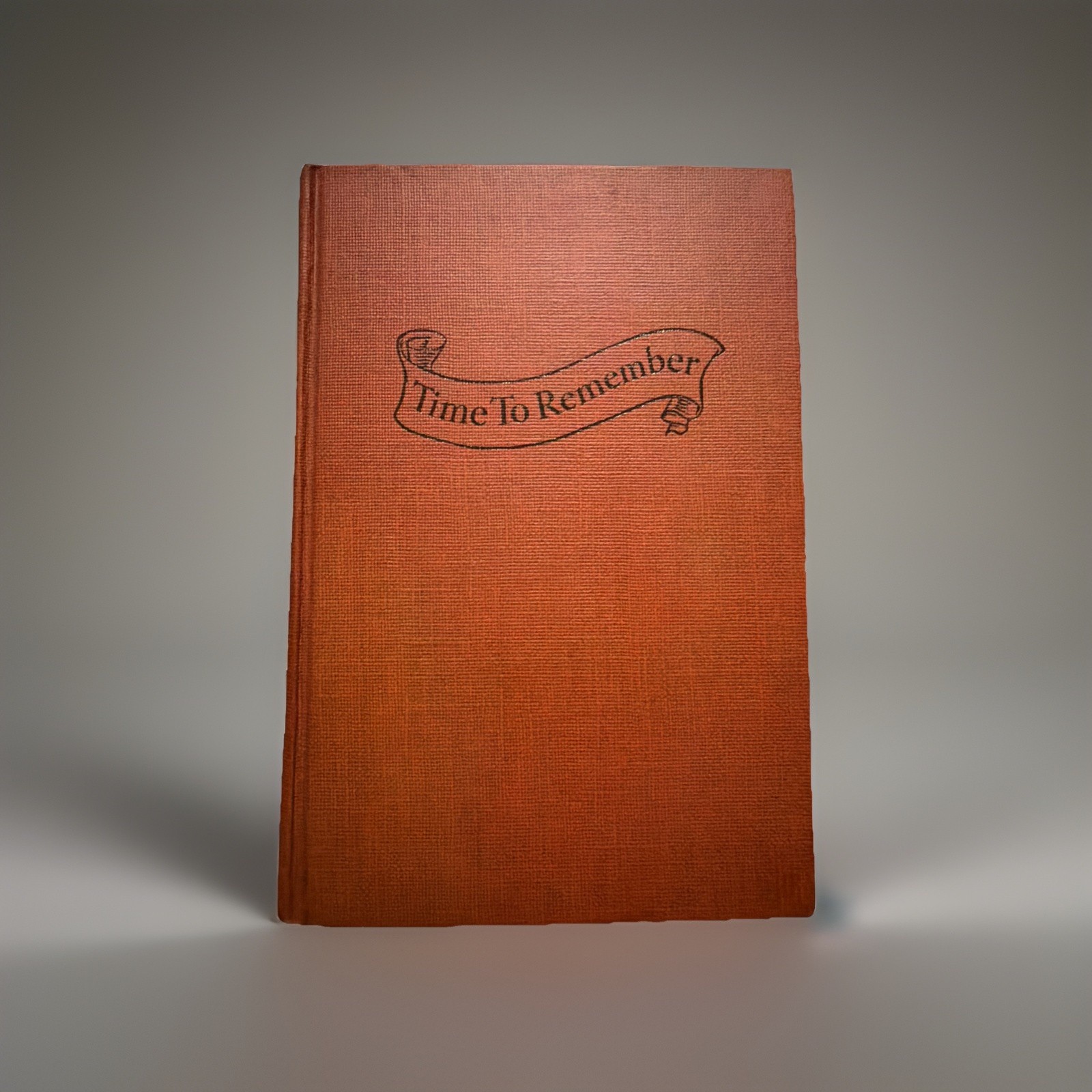 Vintage TIME TO REMEMBER by Lloyd C. Douglas, 1951 Illustrated HC Houghton Miffl
