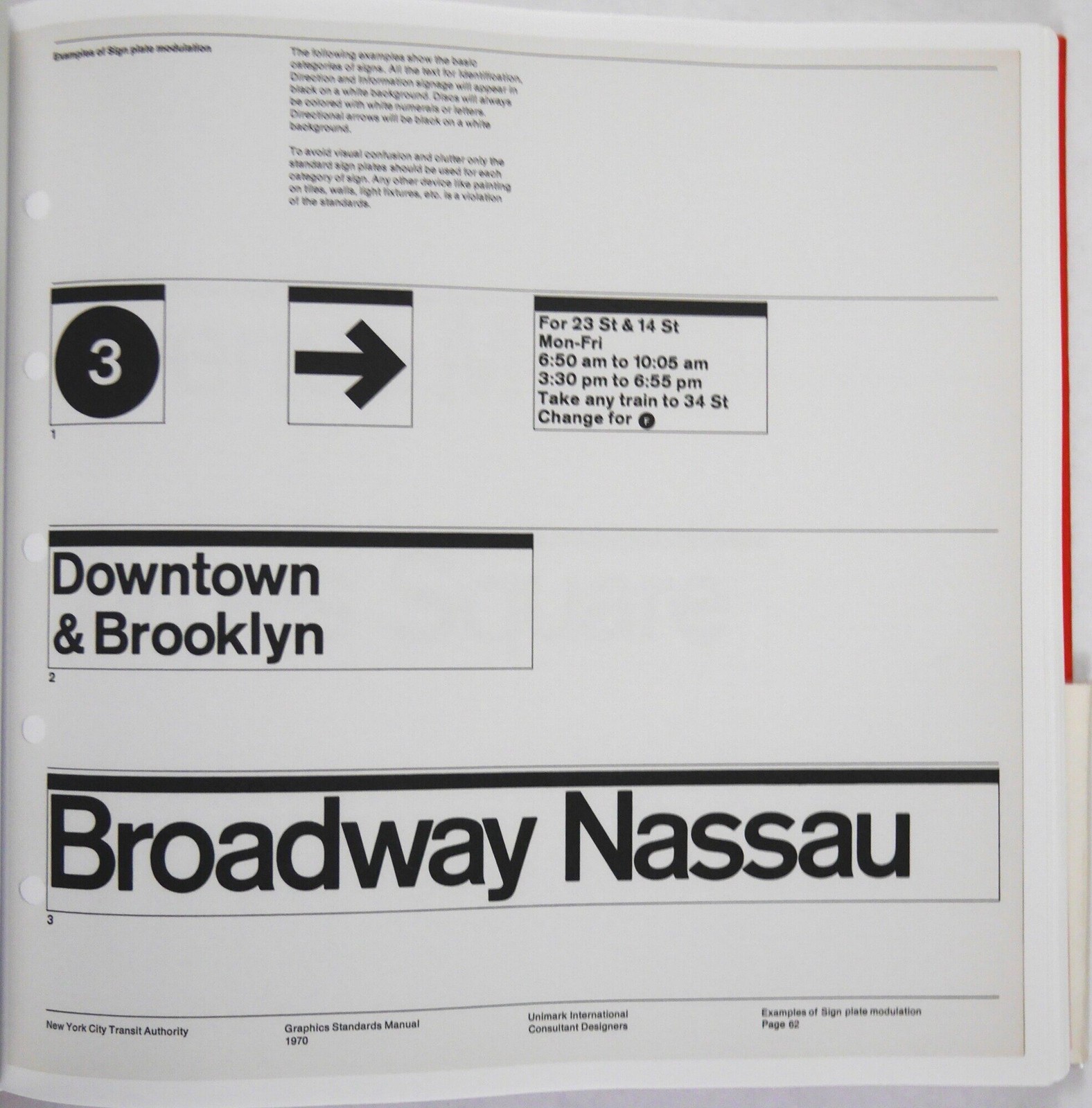 New York City Transit Authority Graphics Standards ManuaL 2014 FACSIMILE 1st ed