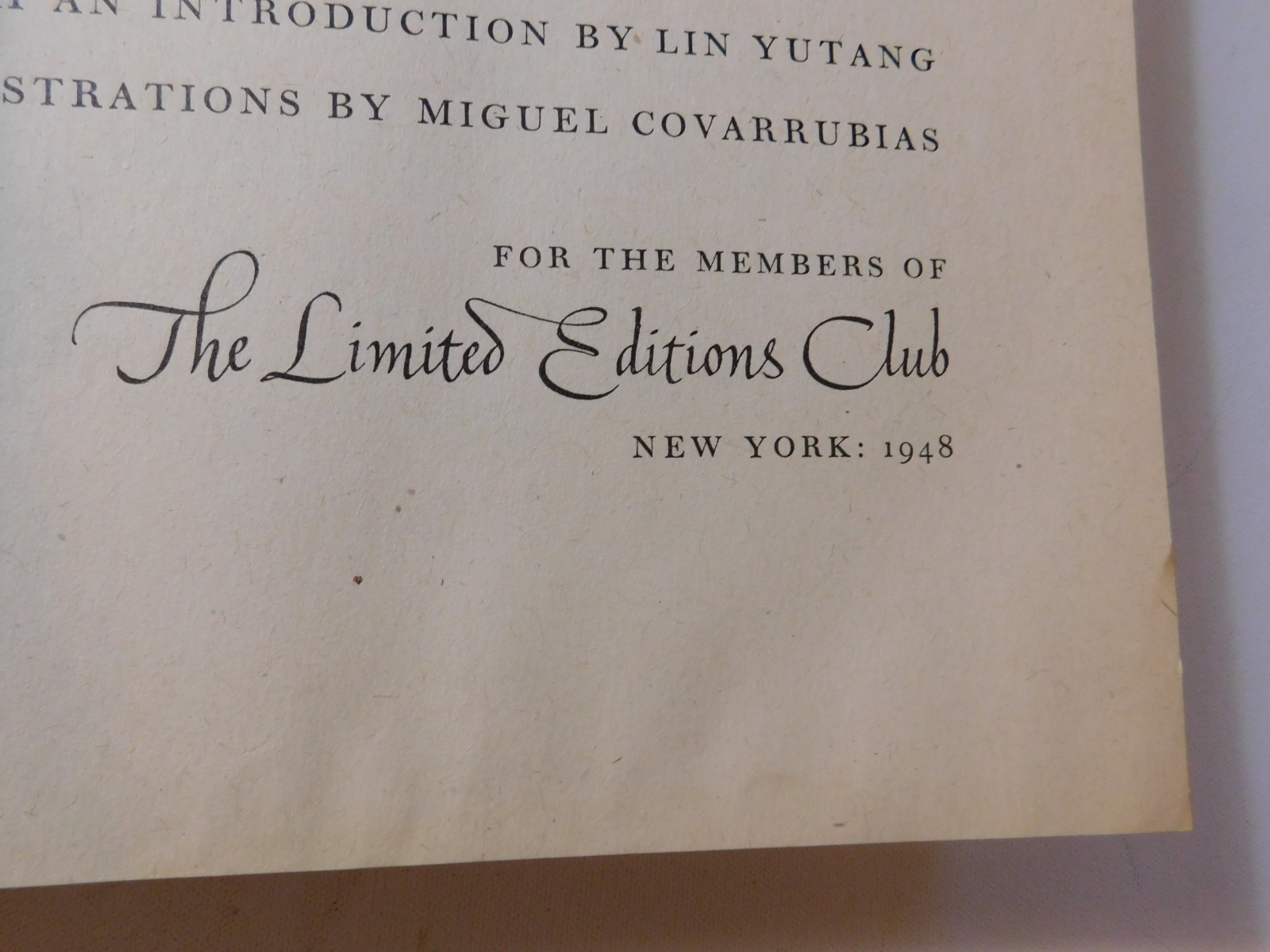 All Men Are Brothers Pearl Buck Limited Editions Club 1948 Signed Covarrubias 2v