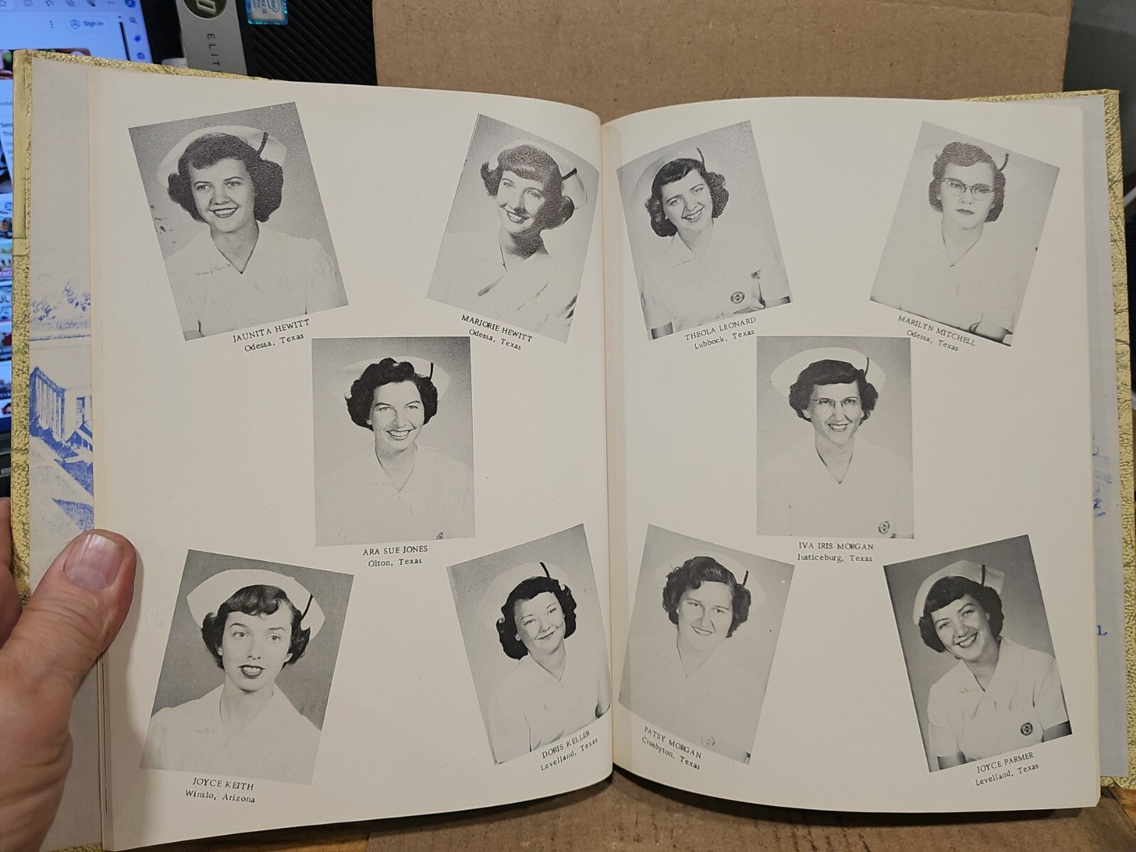 1952 La Luz Yearbook,Lubbock Memorial Hospital,School Of Nursing,Lubbock,Texas
