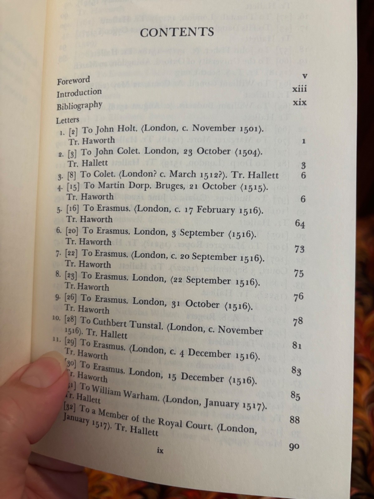 St. Thomas More Selected Letters, Rogers, Yale