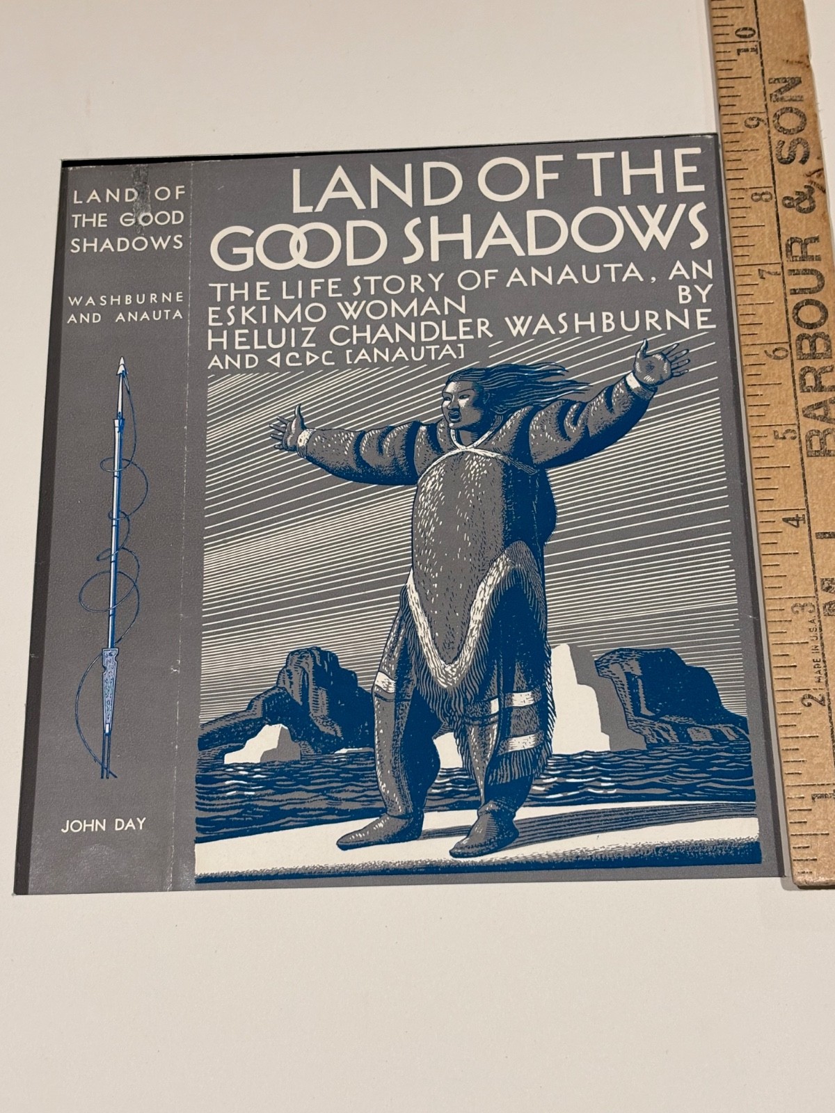 Rockwell Kent Land of the Good Shadows Eskimo dust jacket est Dan Burne-Jones