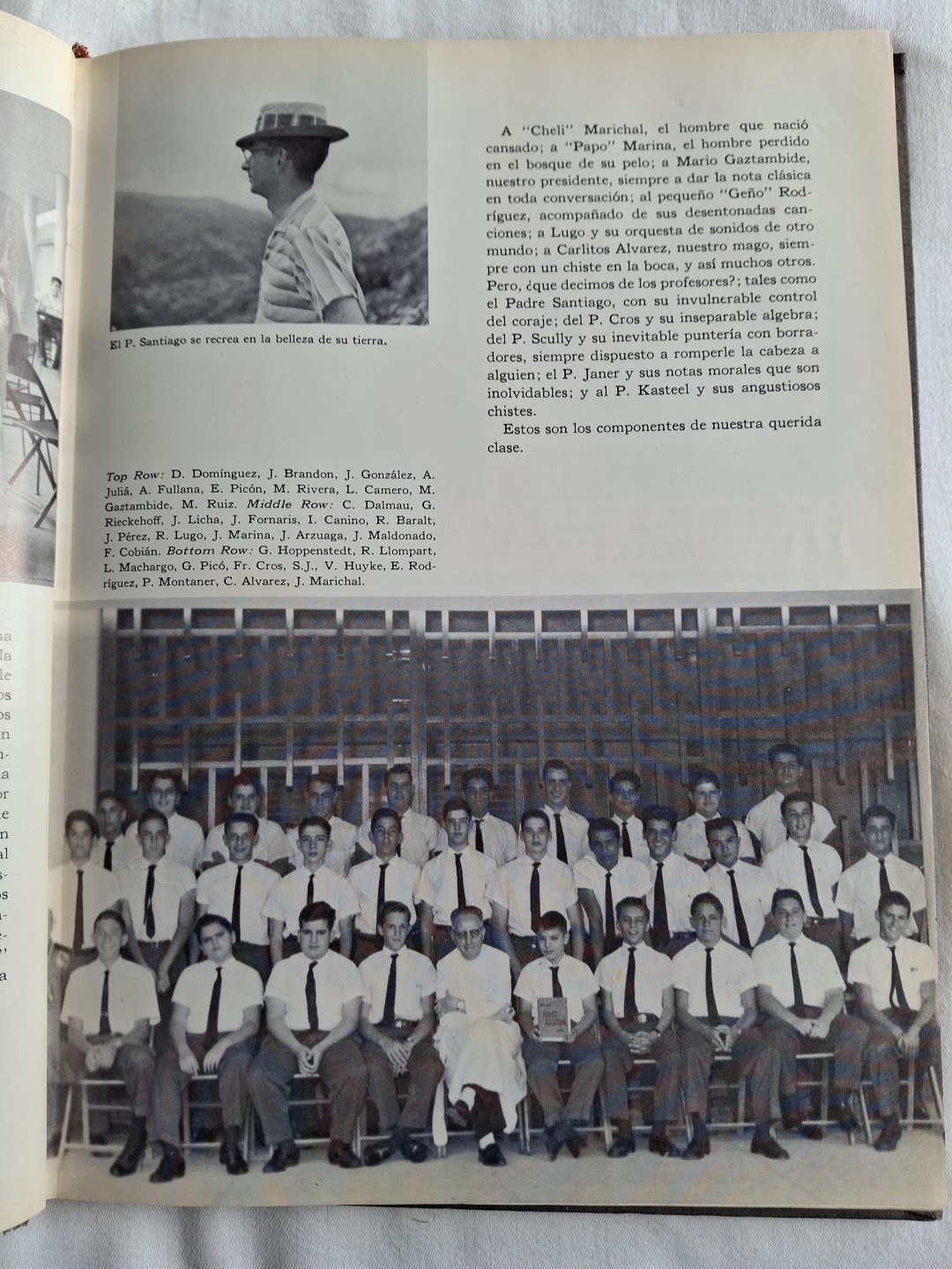 ORIGINAL “COLEGIO SAN IGNACIO” PUERTO RICO VINTAGE 1960 SCHOOL YEARBOOK RARE HTF