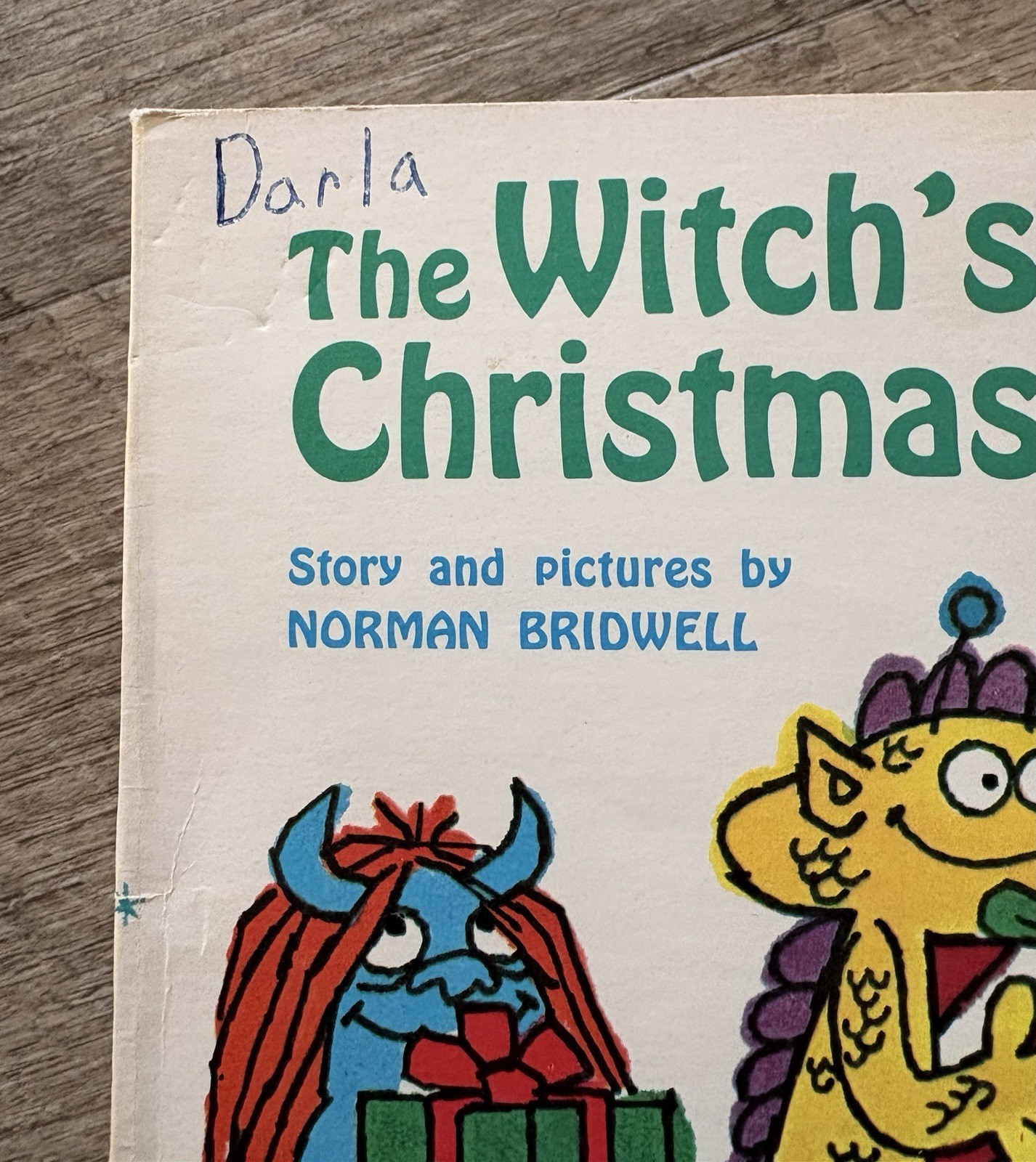1970 The Witch’s Christmas Children’s Book by Norman Bridwell Scholastic