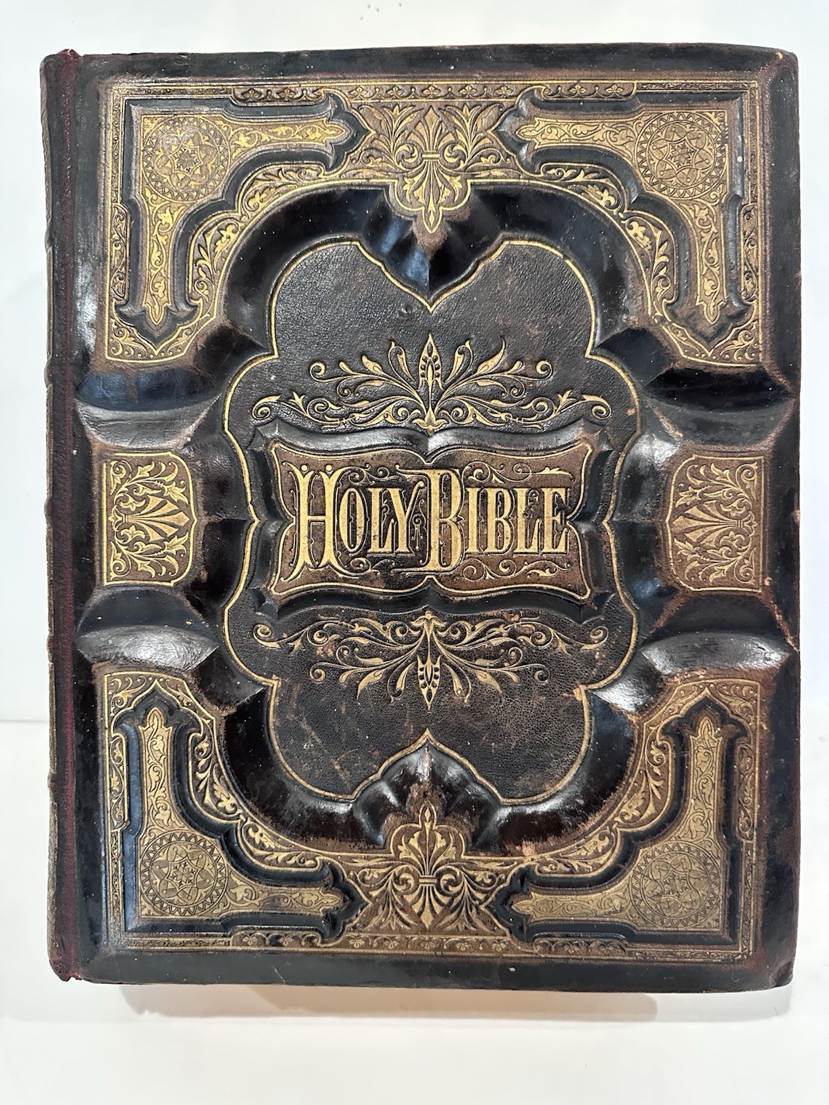 Victorian Era Potter & co. Bible 1873 Leather Bound