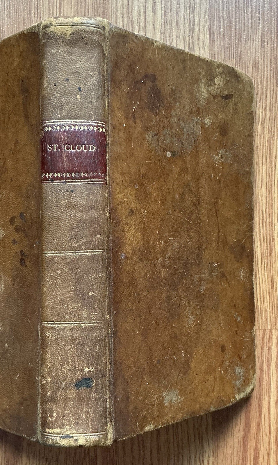 SECRET HISTORY COURT CABINET OF ST CLOUD 1806 US Ed Old Leather Book / FRANCE