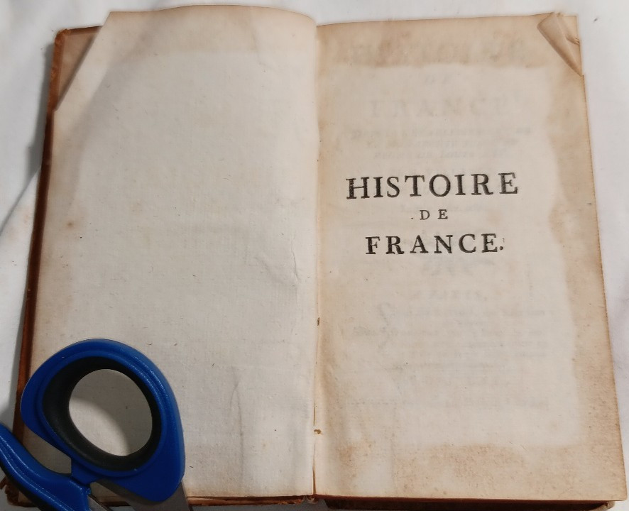Lot of 3 Antique Histoire de France 1756 1770 1772 Hardcover