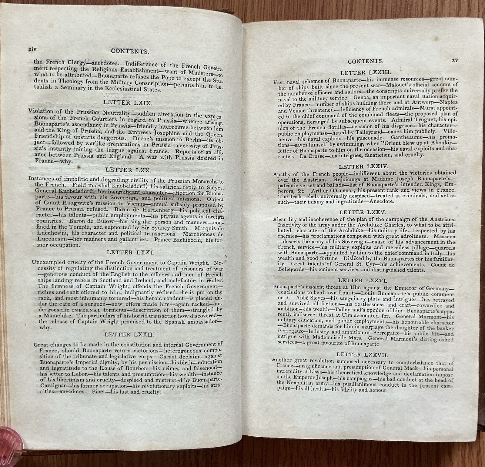 SECRET HISTORY COURT CABINET OF ST CLOUD 1806 US Ed Old Leather Book / FRANCE