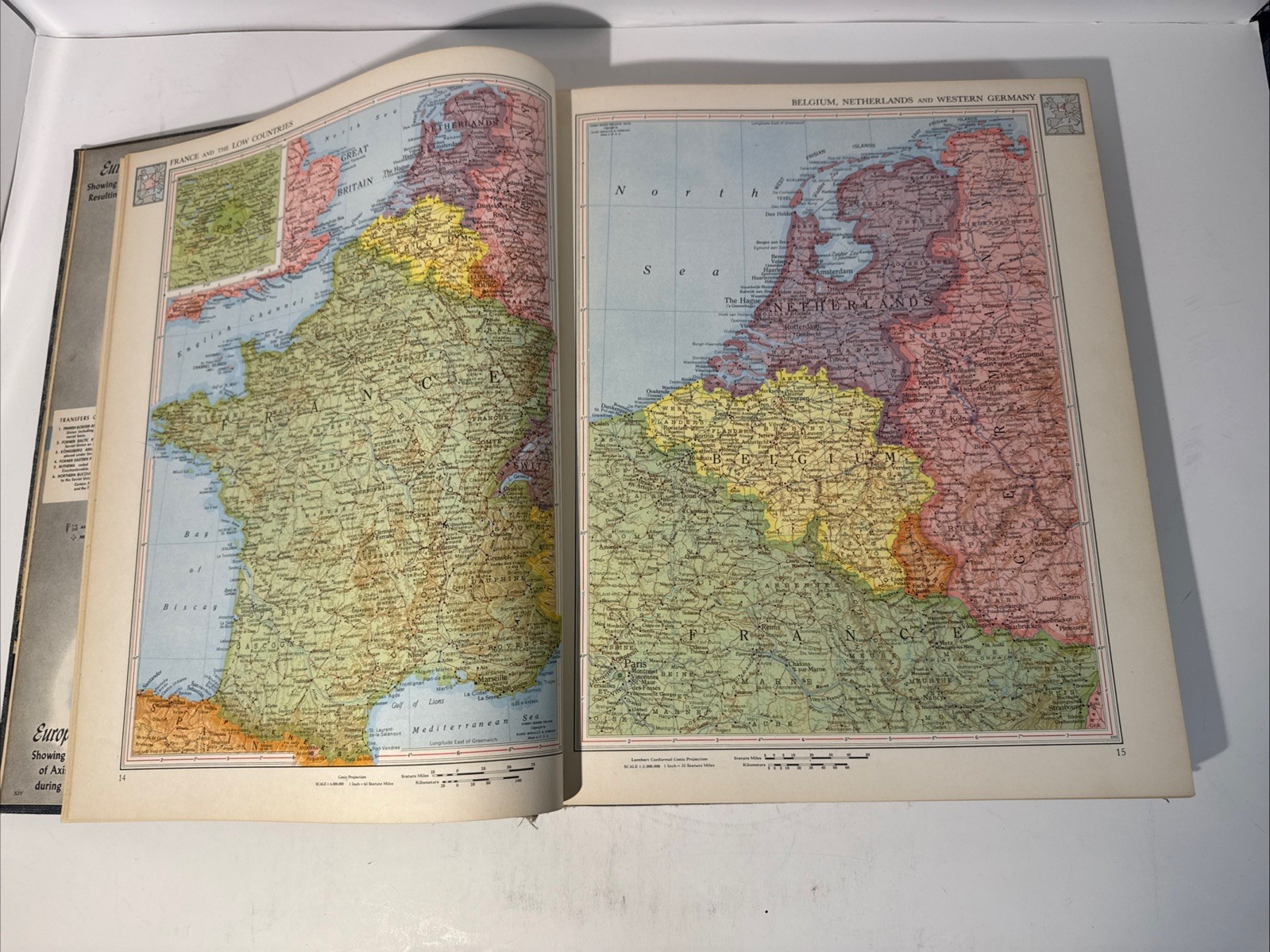 Rand McNally Cosmopolitan World Atlas 2nd Edition 1951 Vintage Hardcover