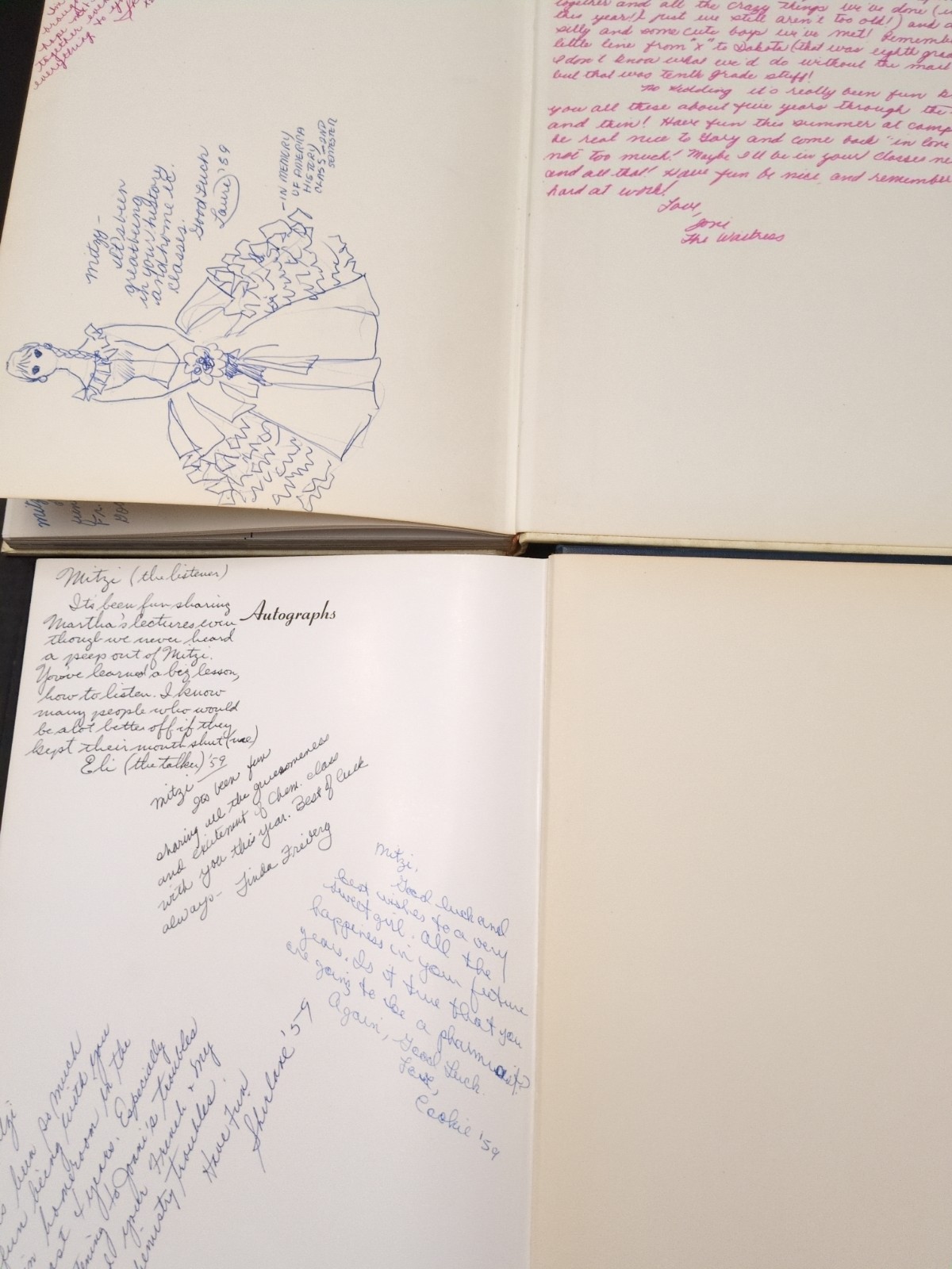 1958 and 1959 Remembrancer, Walnut Hills High School, Cincinnati, Ohio Yearbooks