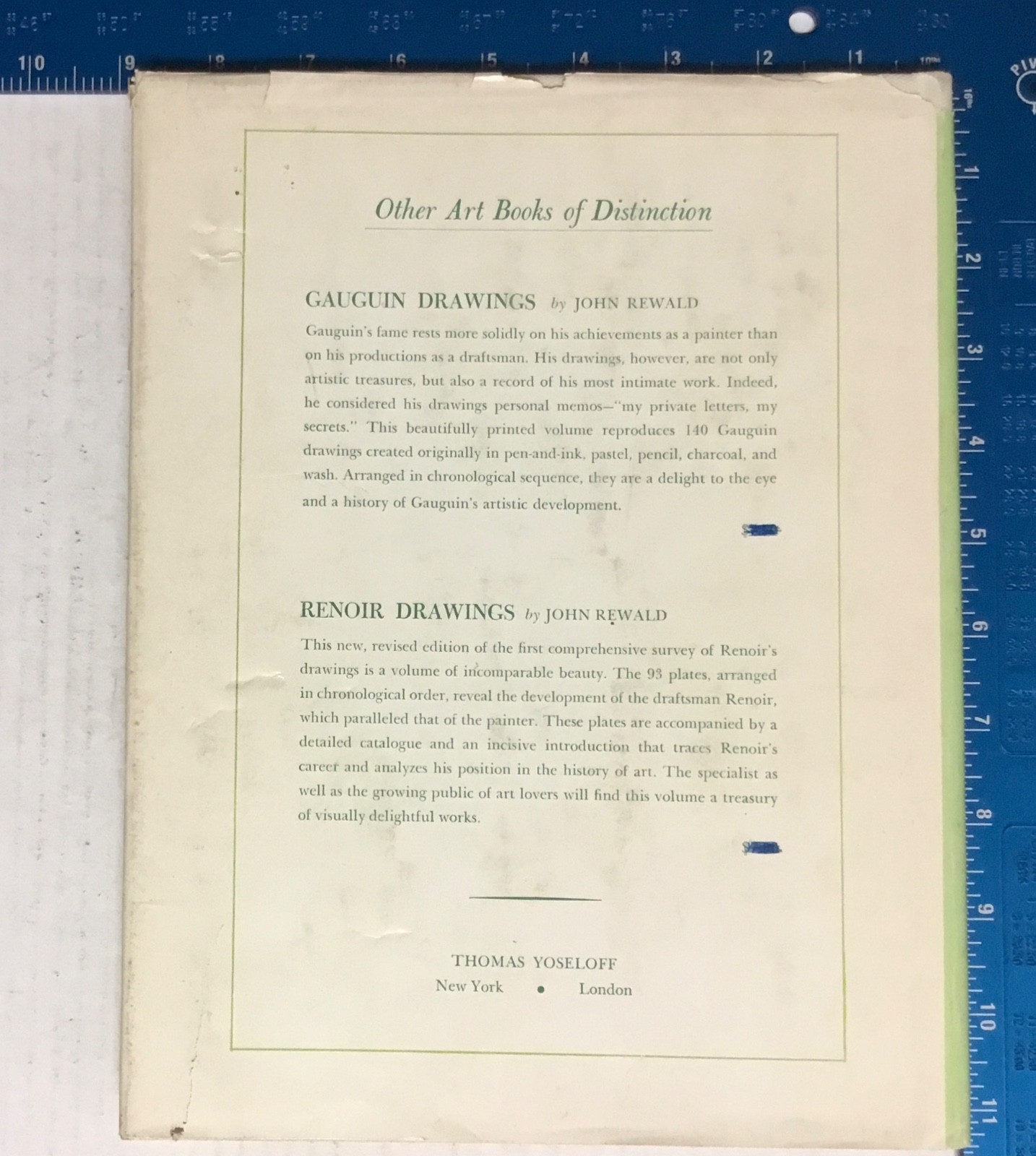 Cézanne Drawings by Alfred Neumeyer 1958 HCDJ Acceptable Condition