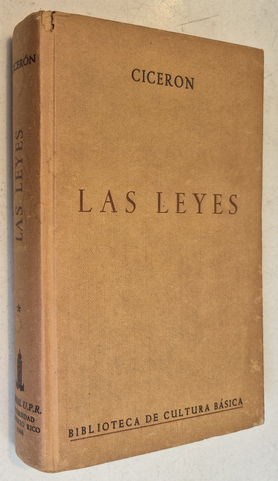 Las Leyes Ciceron edición bilingue Universidad puerto rico